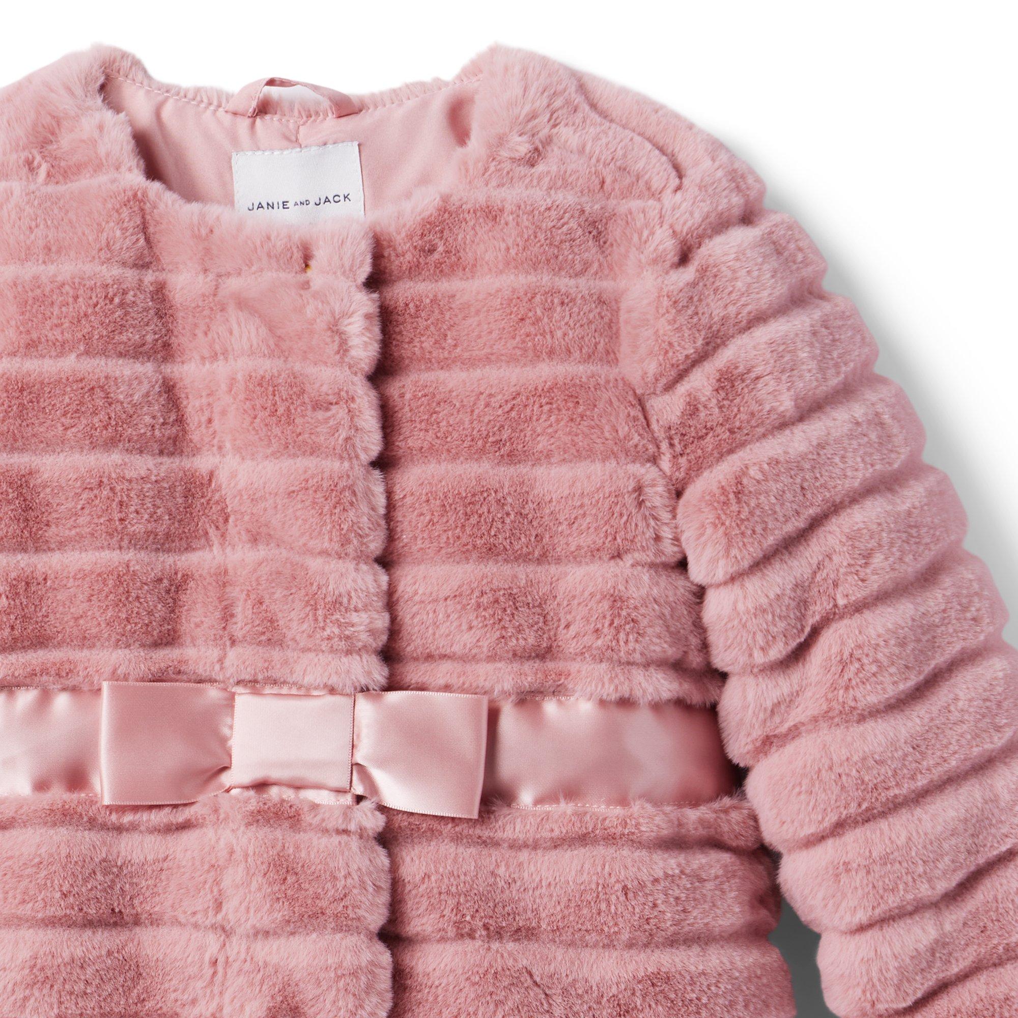 Faux Fur Bow Coat image number 2