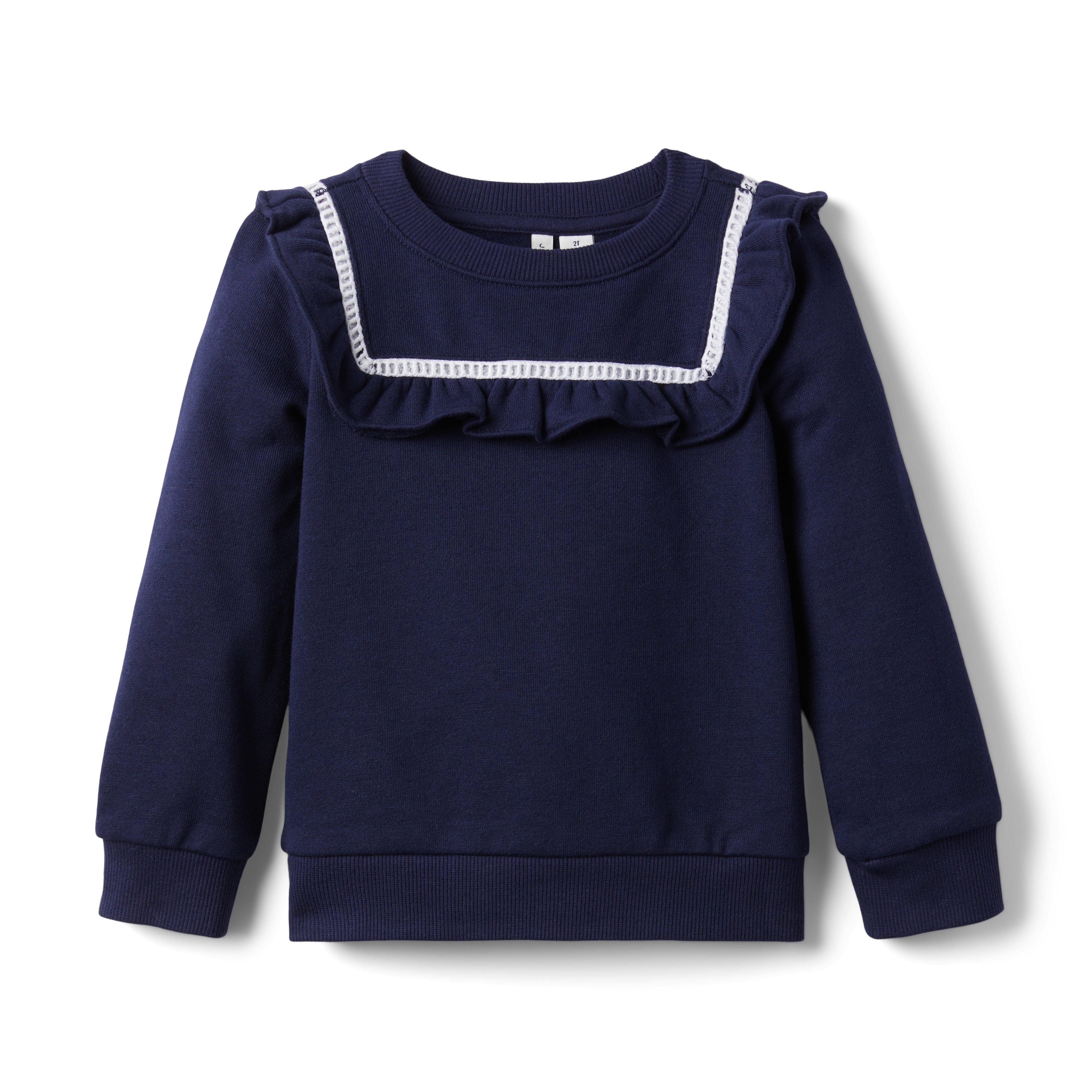 Ruffle Fleece Sweatshirt image number 0