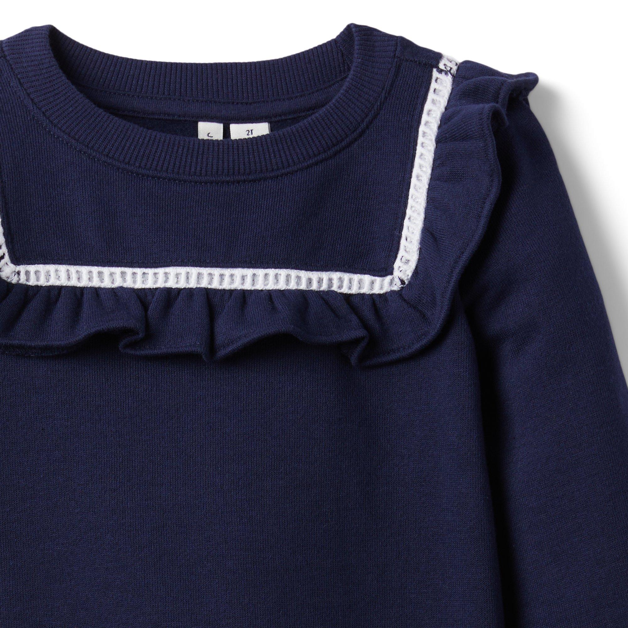 Ruffle Fleece Sweatshirt image number 2