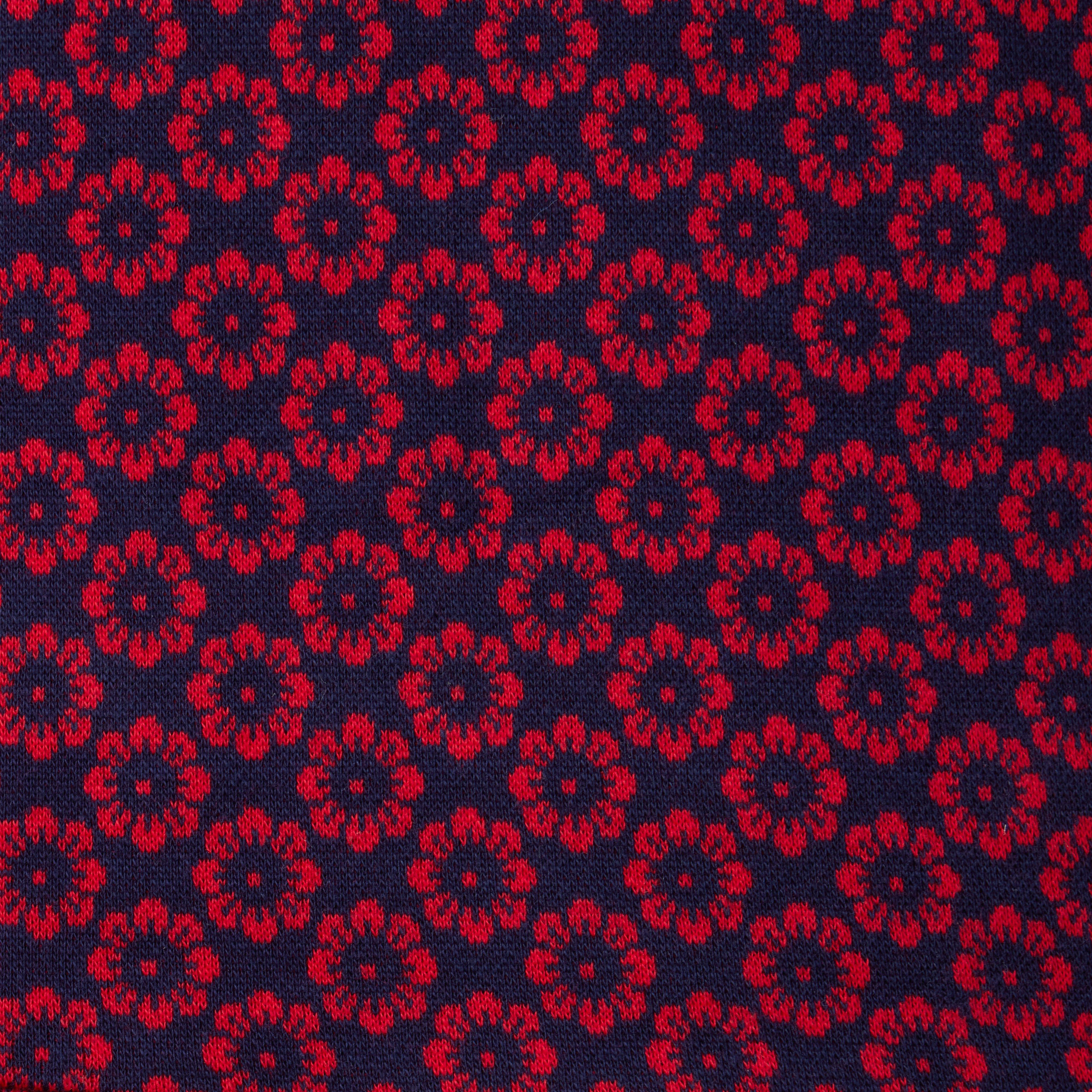 Floral Drop Waist Jacquard Dress image number 2