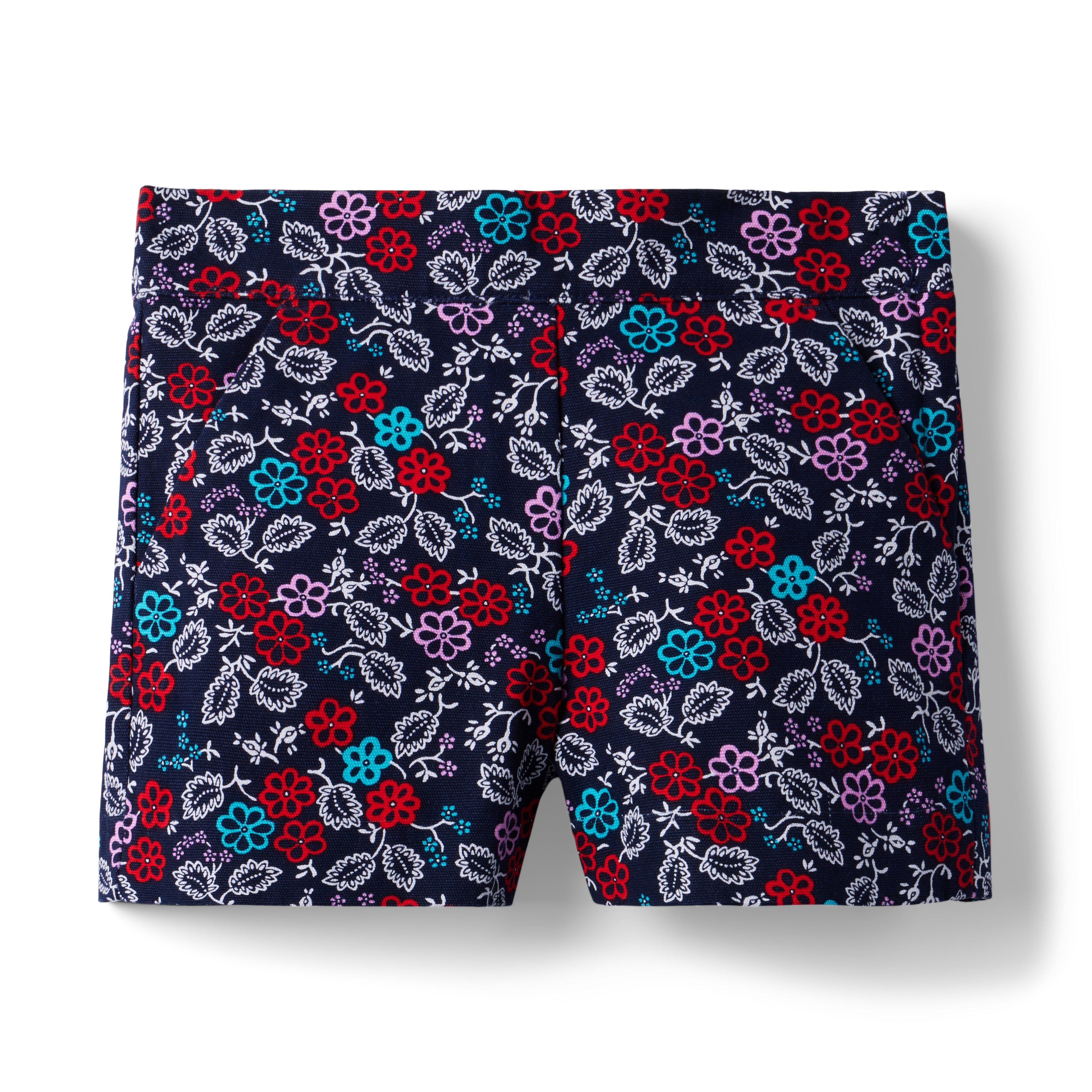 Floral Canvas Short