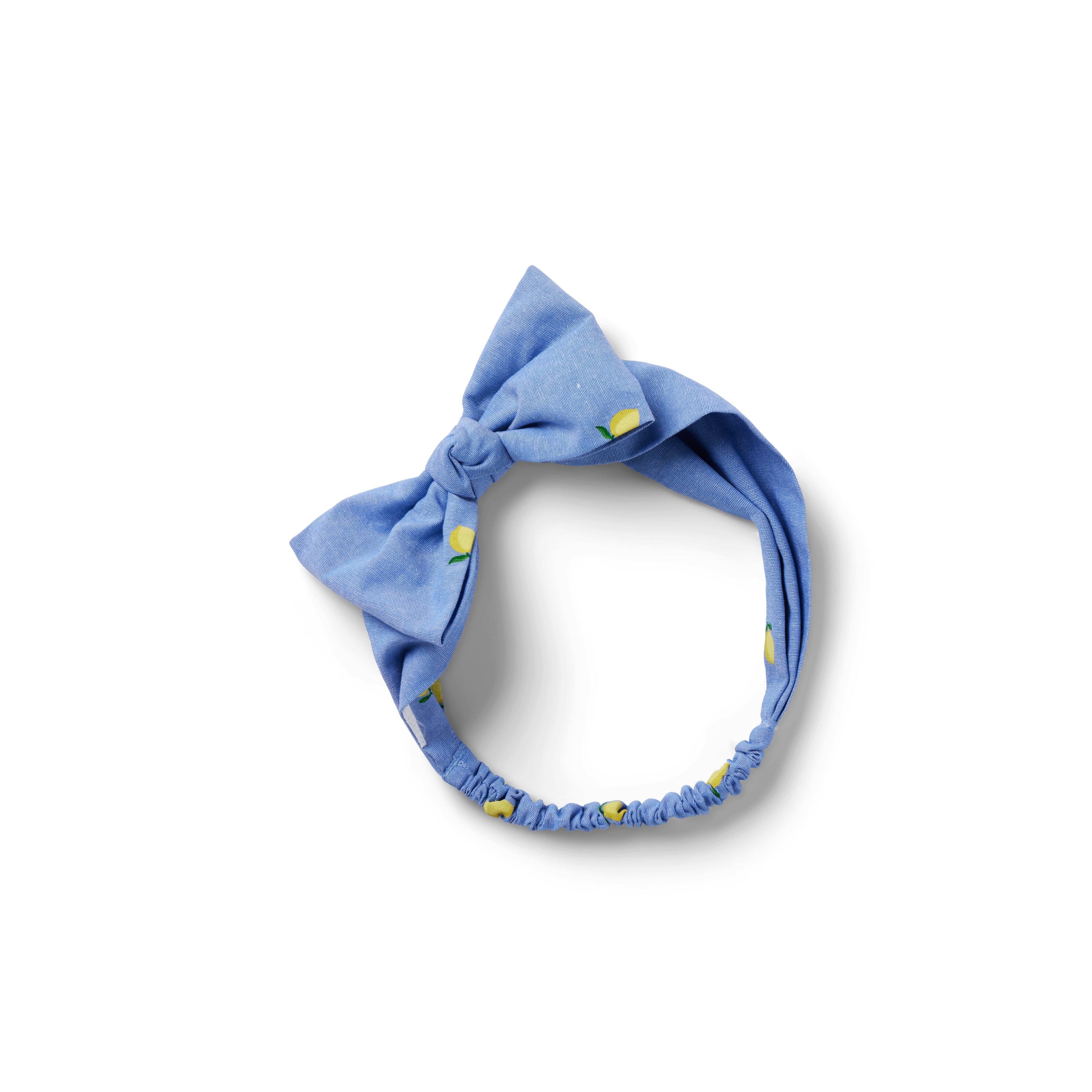 Baby Lemon Bow Soft Headband image number 0