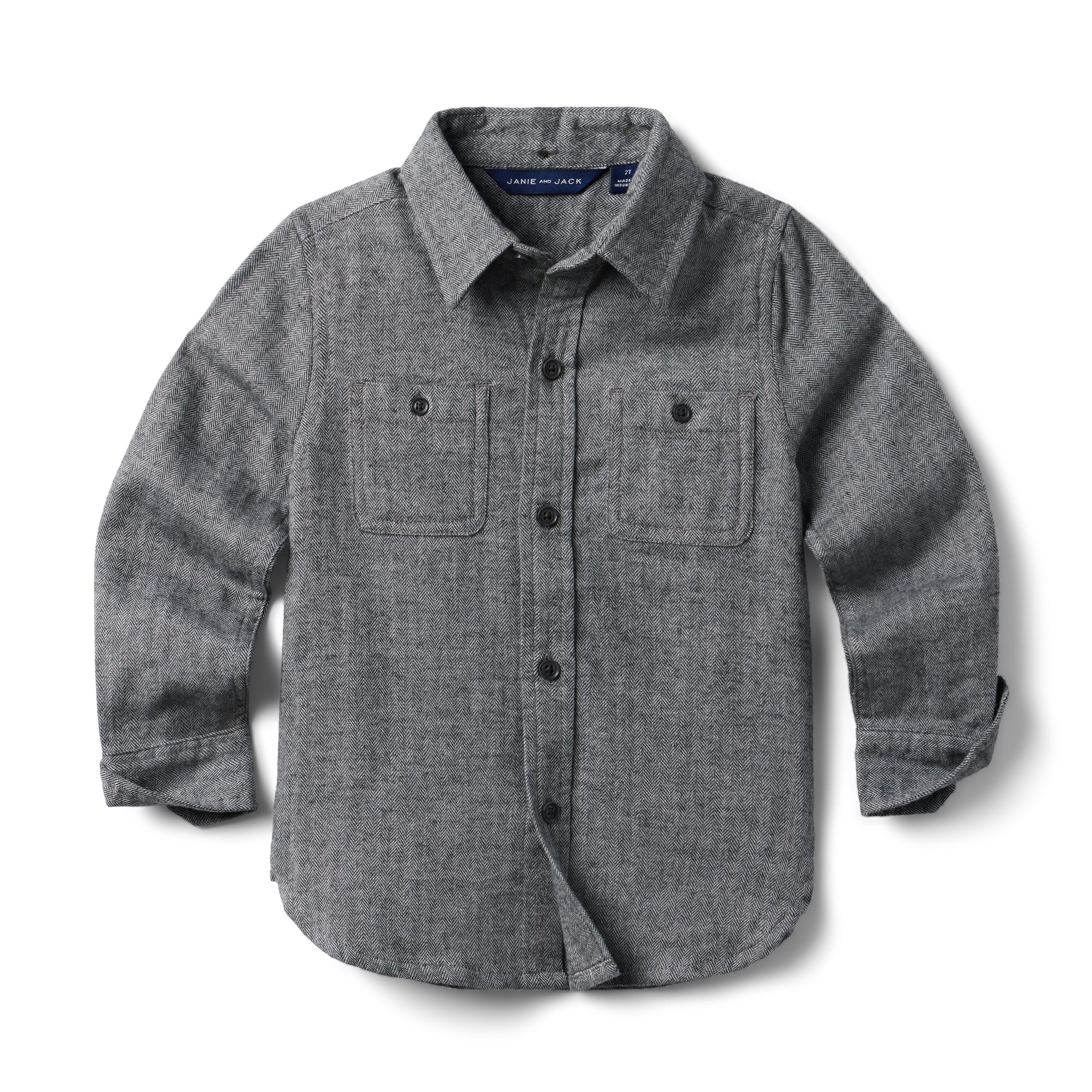 Brushed Herringbone Shirt