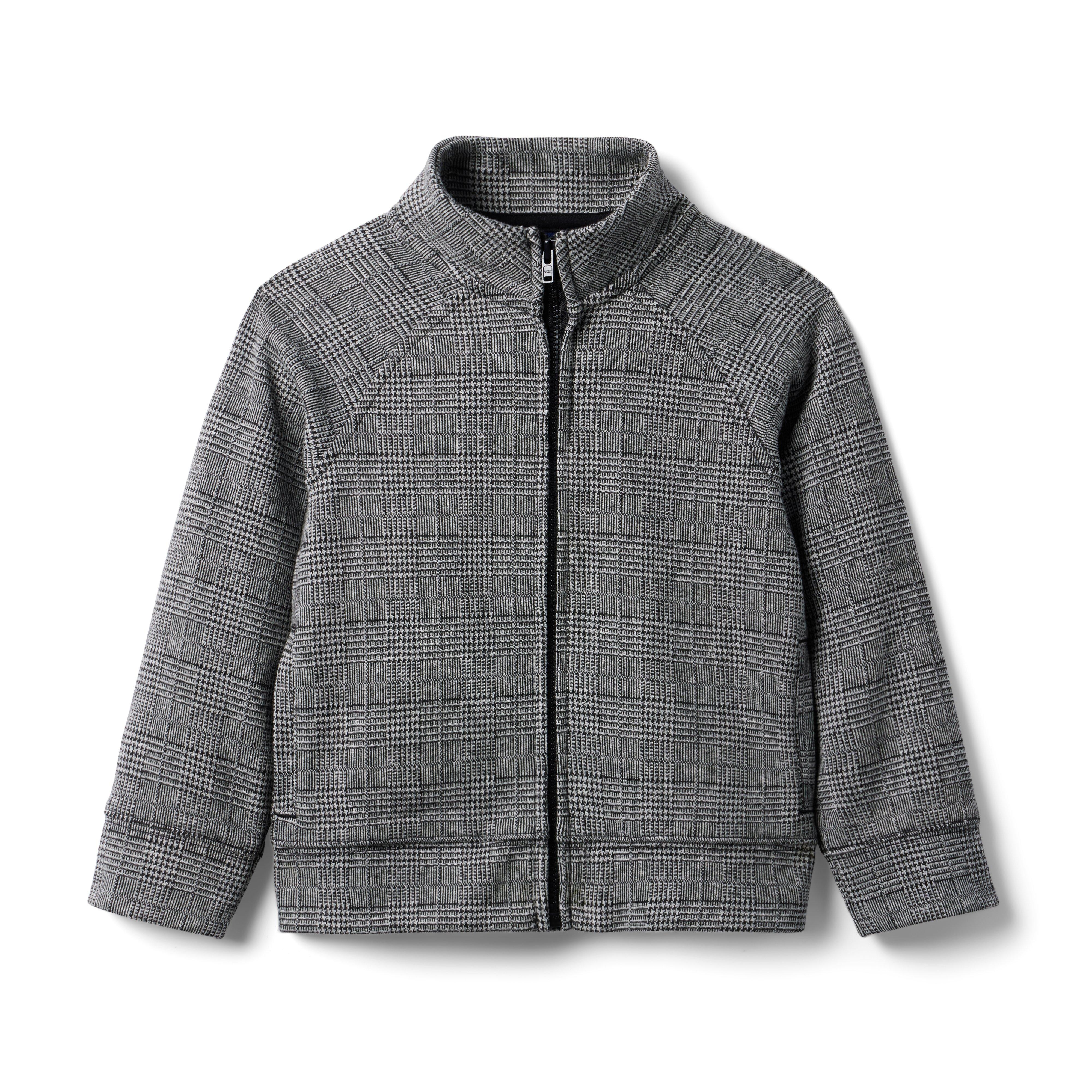 Plaid Jacquard Jacket image number 0