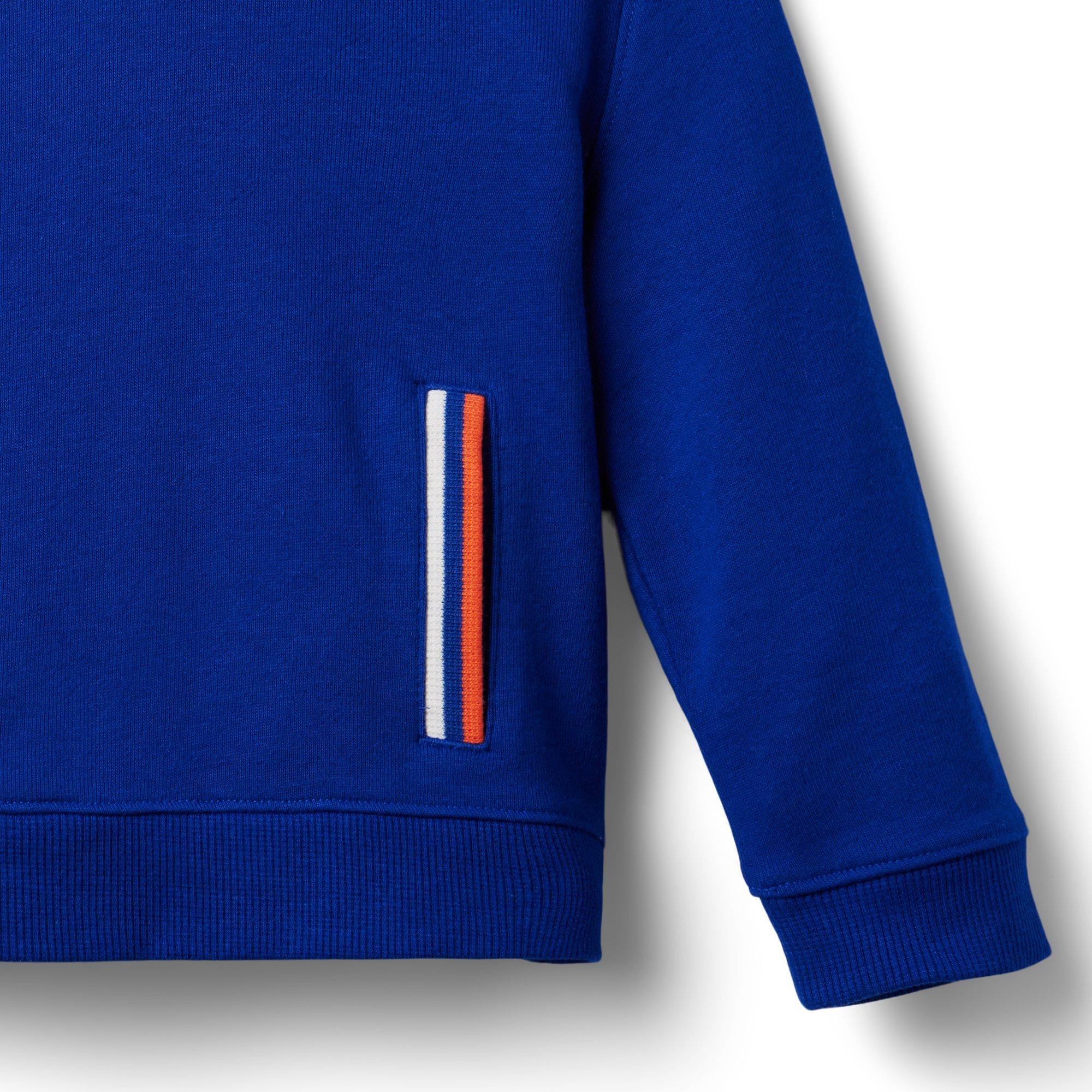 Stripe Pocket Hooded French Terry Sweatshirt image number 2