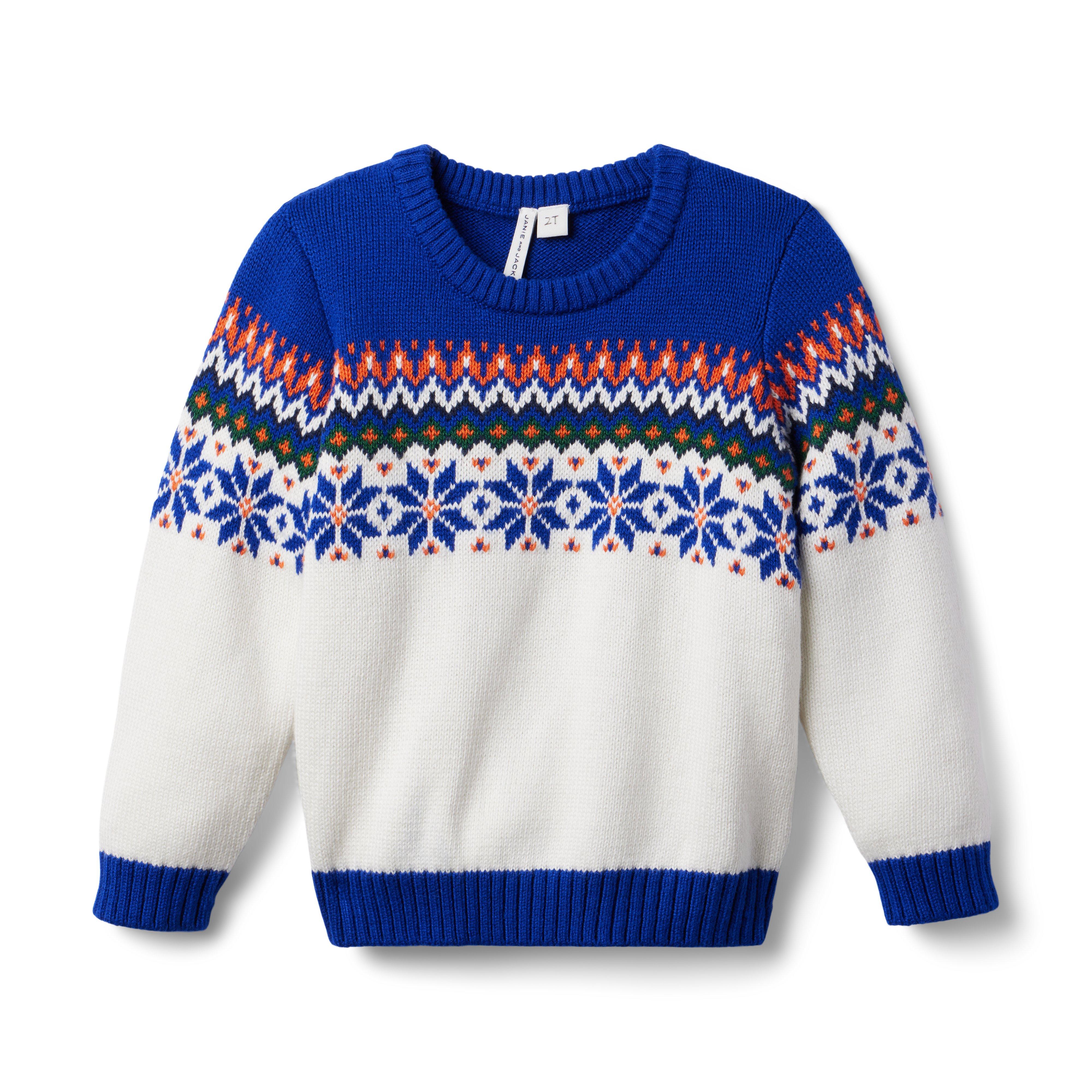 Girls on sale snowflake sweater