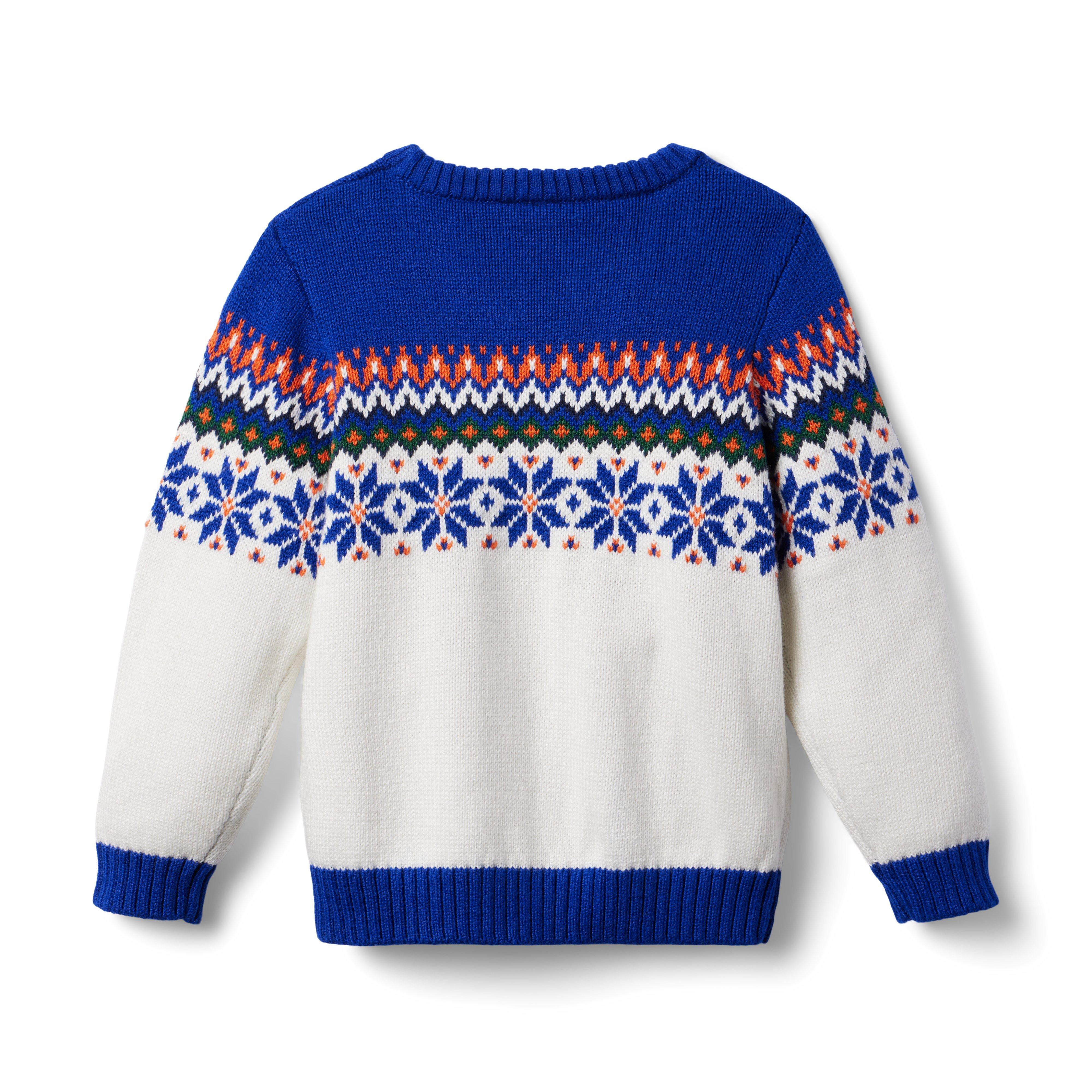 Fair Isle Snowflake Sweater image number 1