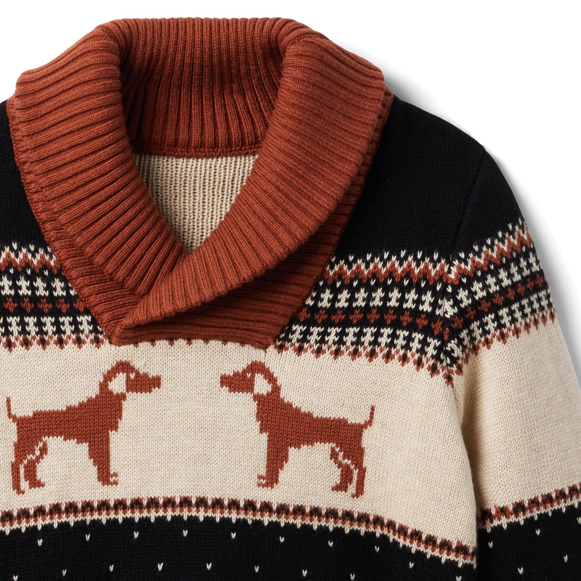 Fair Isle Dog Sweater image number 3