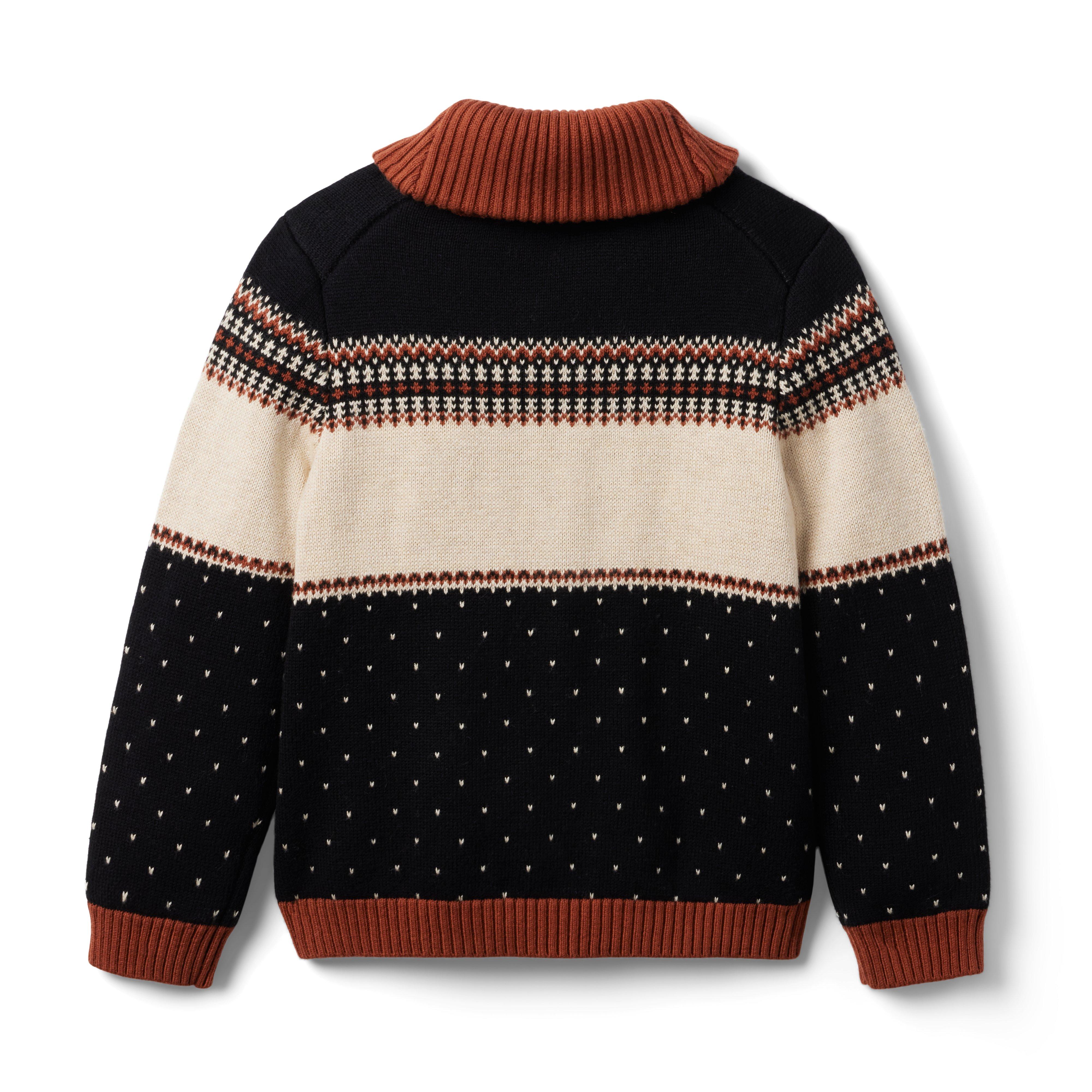 Fair Isle Dog Sweater image number 1