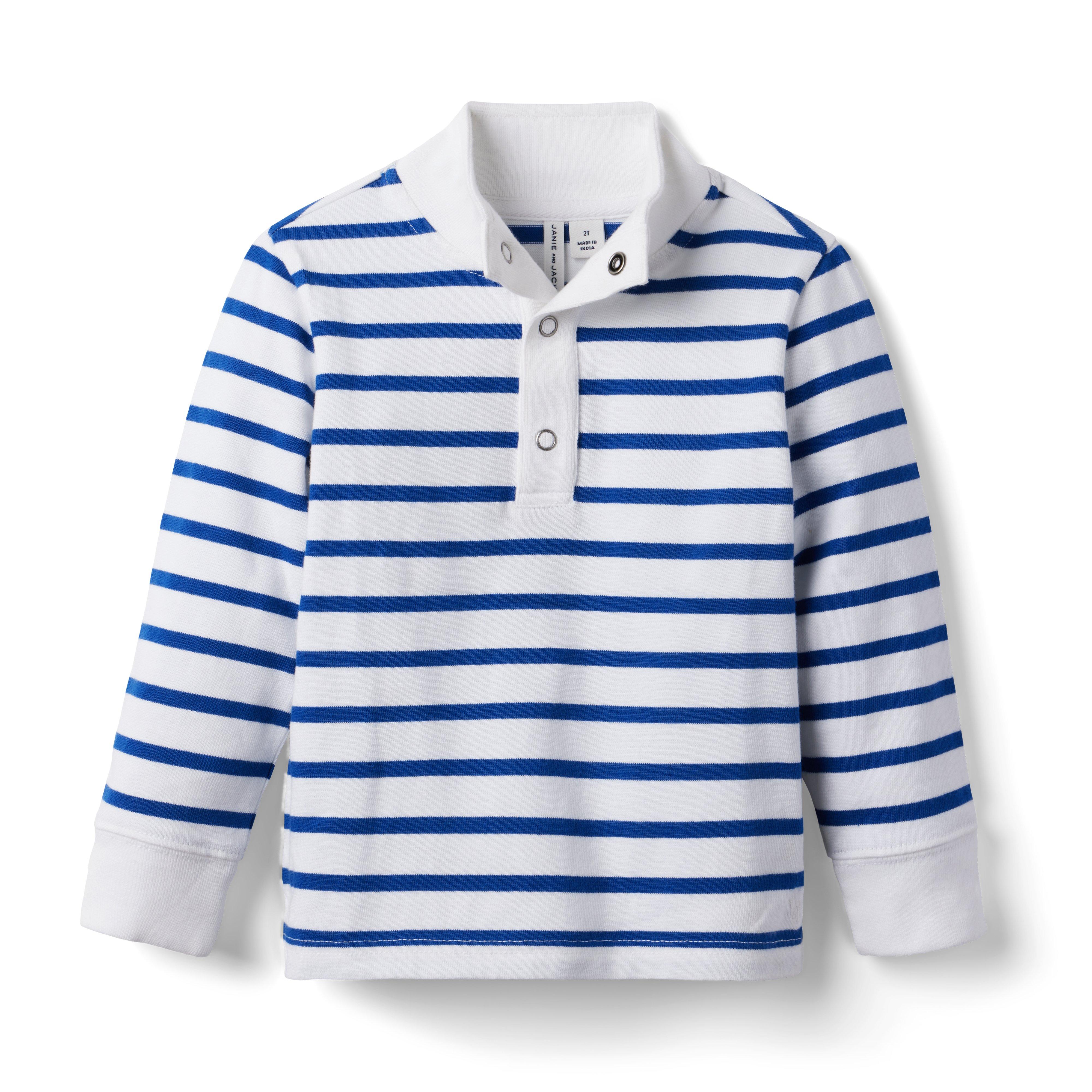 Striped Jersey Pullover