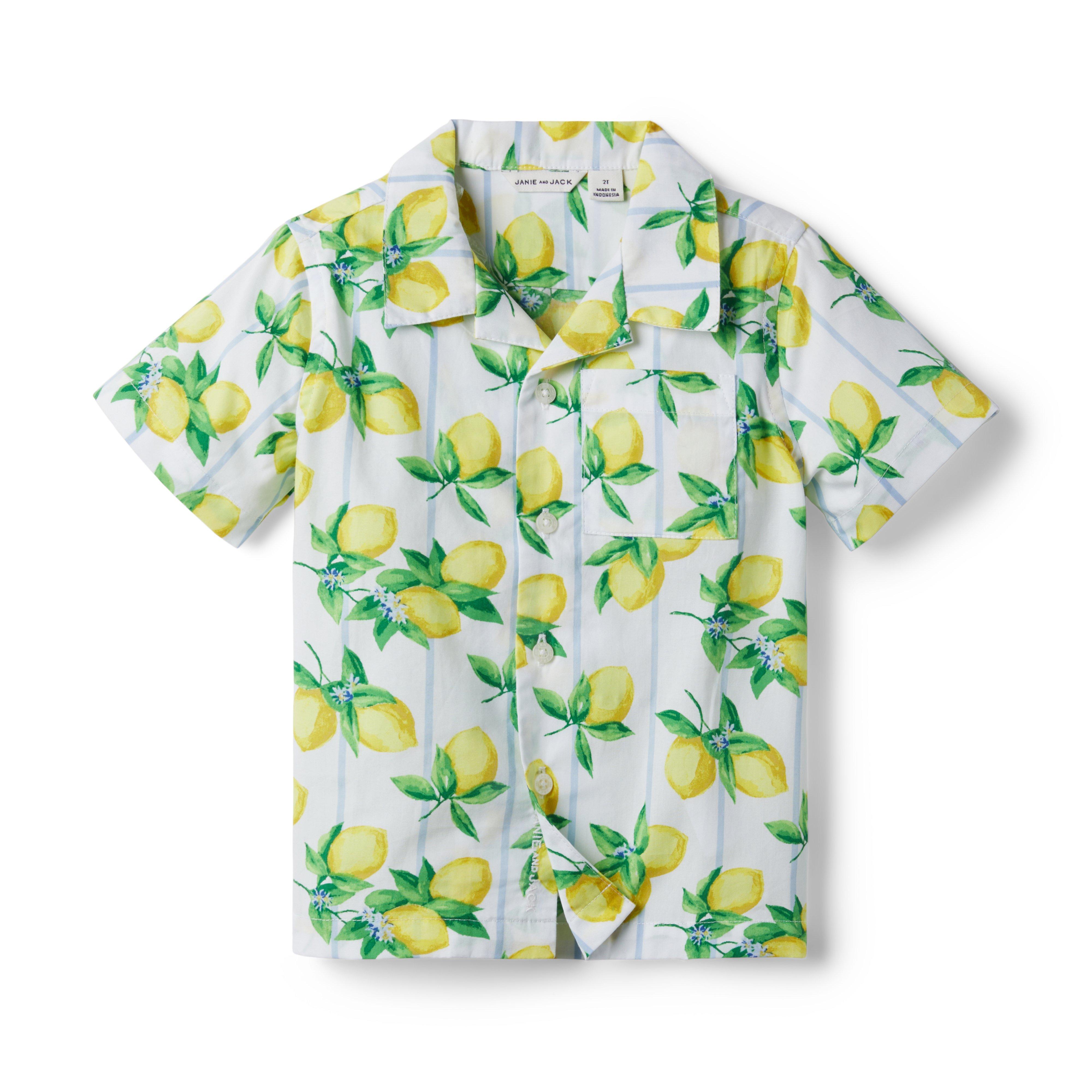 The Lemon Stripe Cabana Shirt
