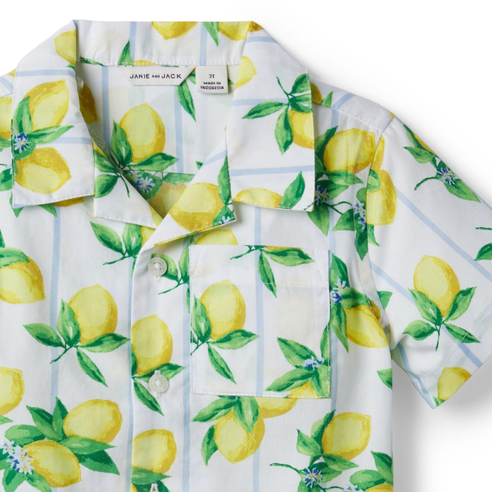 The Lemon Stripe Cabana Shirt image number 3