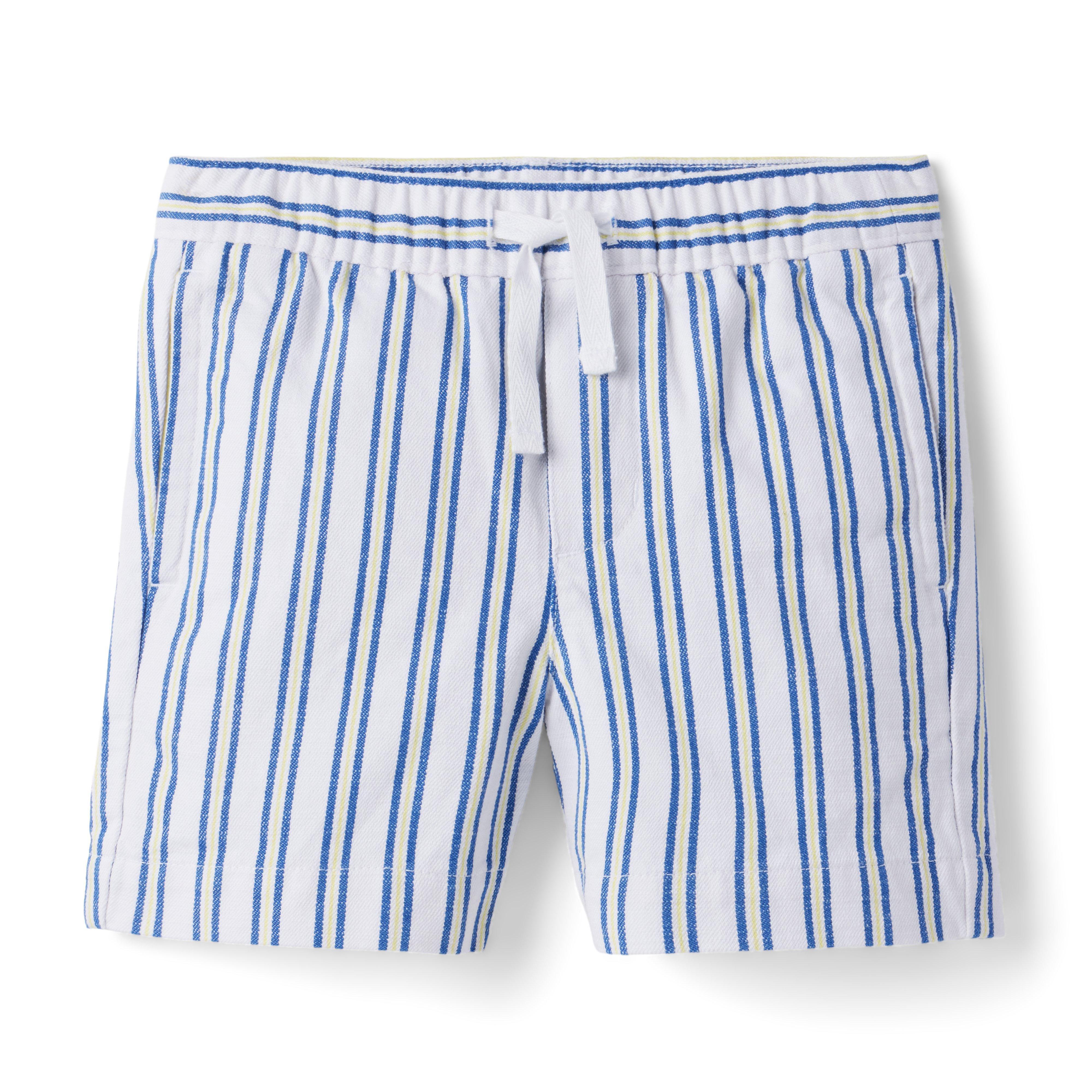Striped Twill Pull-On Short image number 0