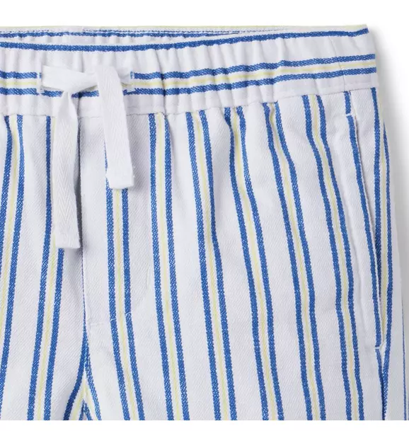 Striped Twill Pull-On Short image number 2