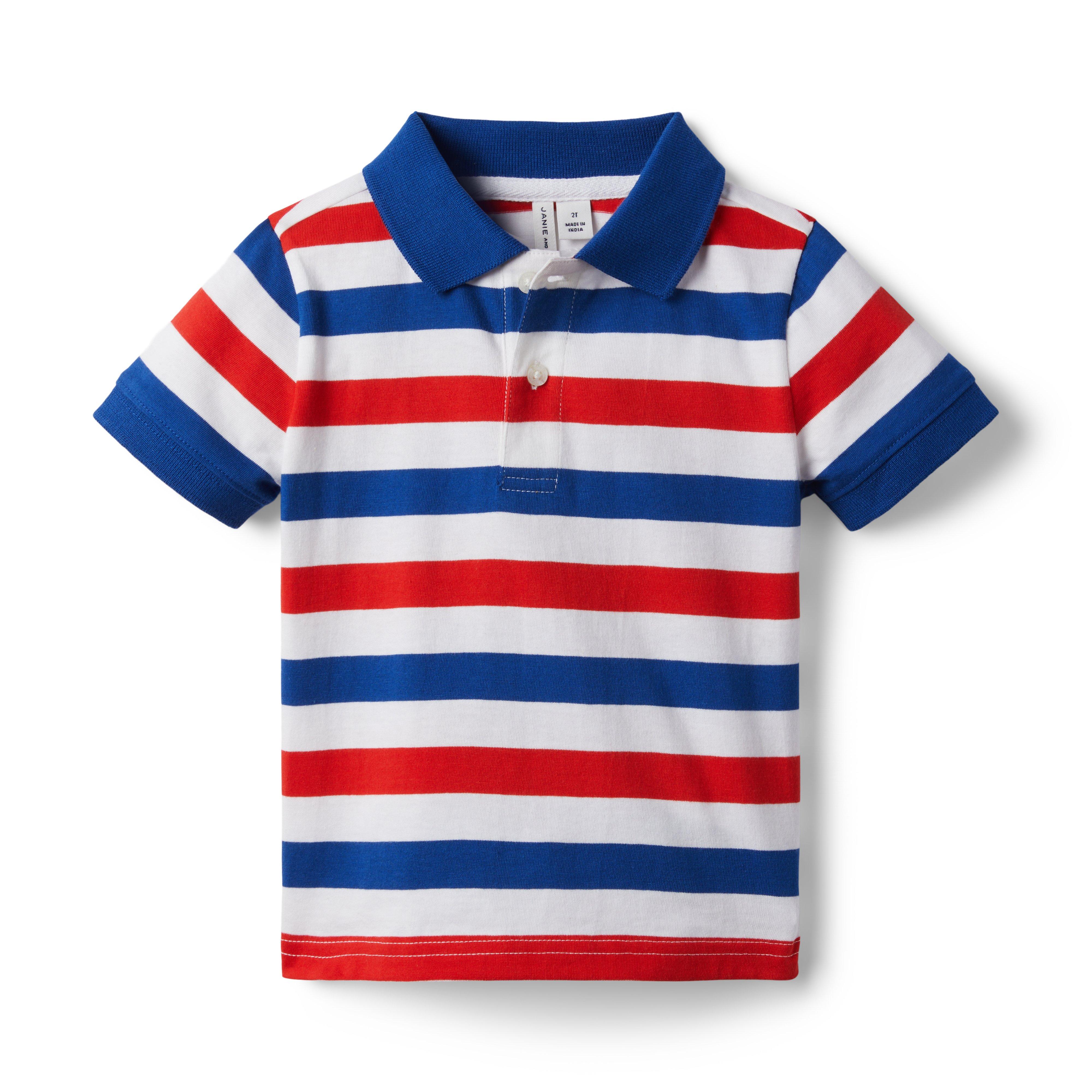 Striped Jersey Polo image number 0