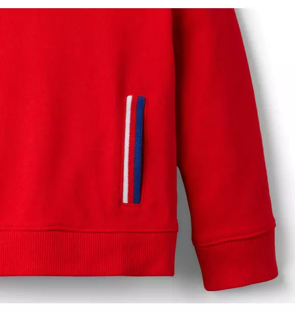 Striped Pocket Hooded Sweatshirt image number 2