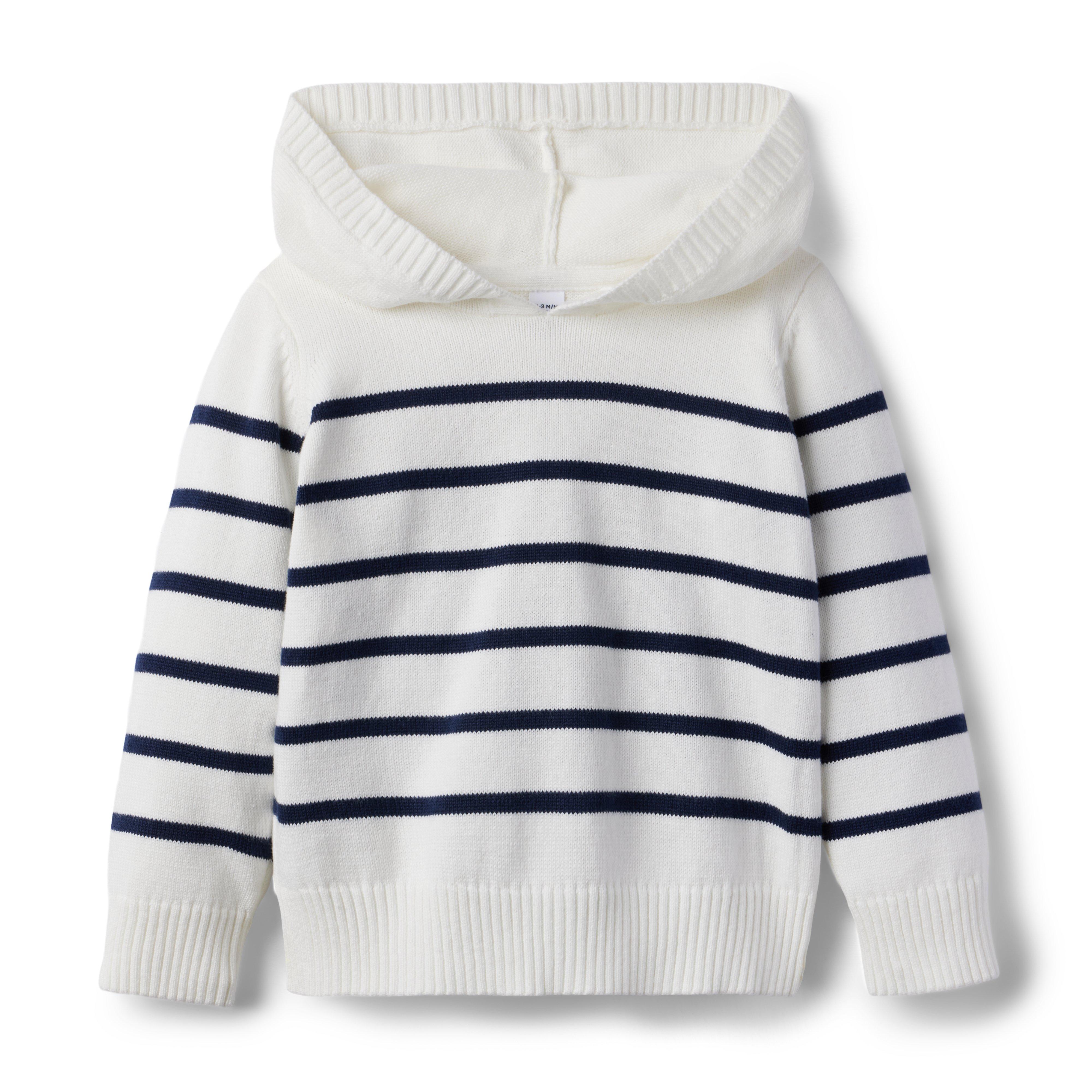 Striped Hooded Sweater image number 0