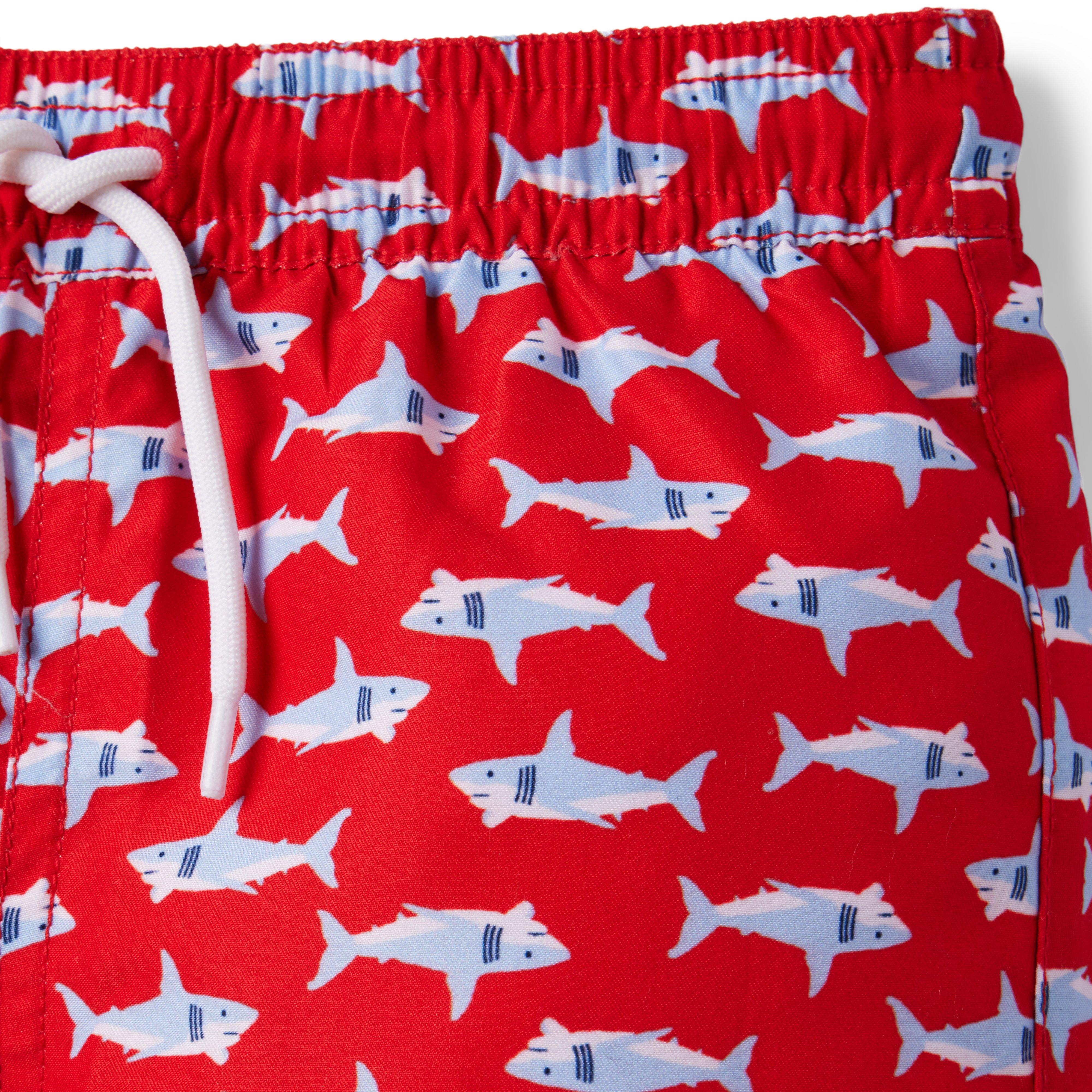 Shark Recycled Swim Trunk image number 2