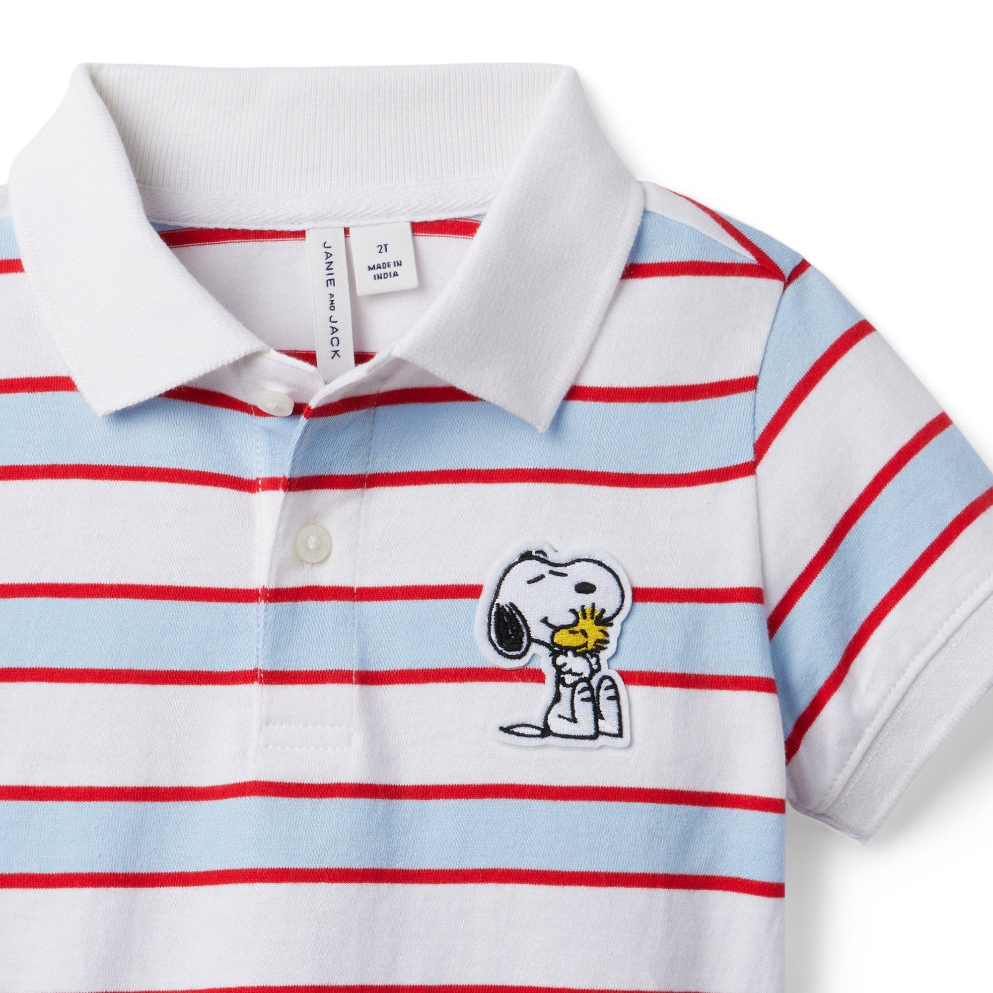 PEANUTS™ Striped Snoopy Polo image number 2