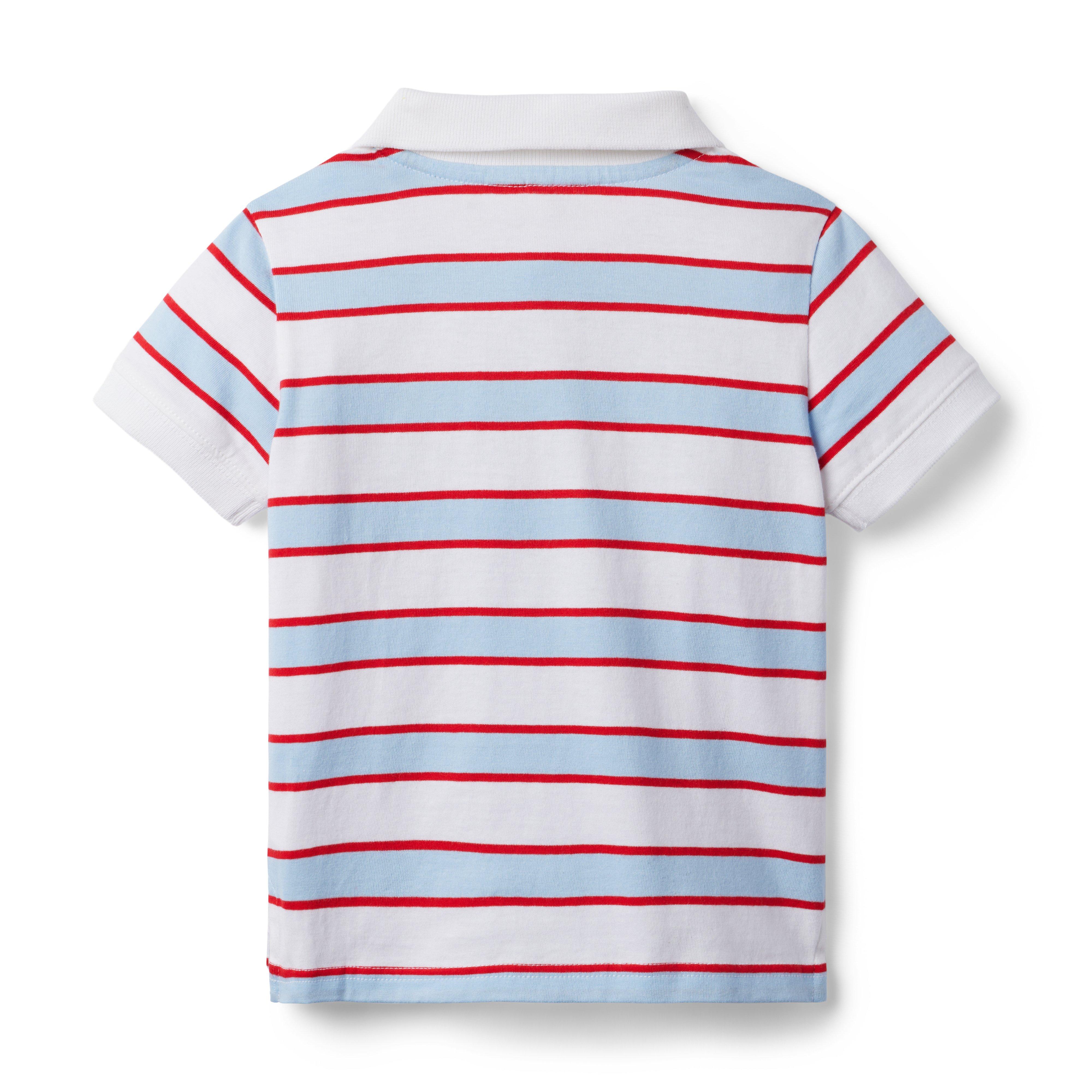 PEANUTS™ Striped Snoopy Polo image number 1
