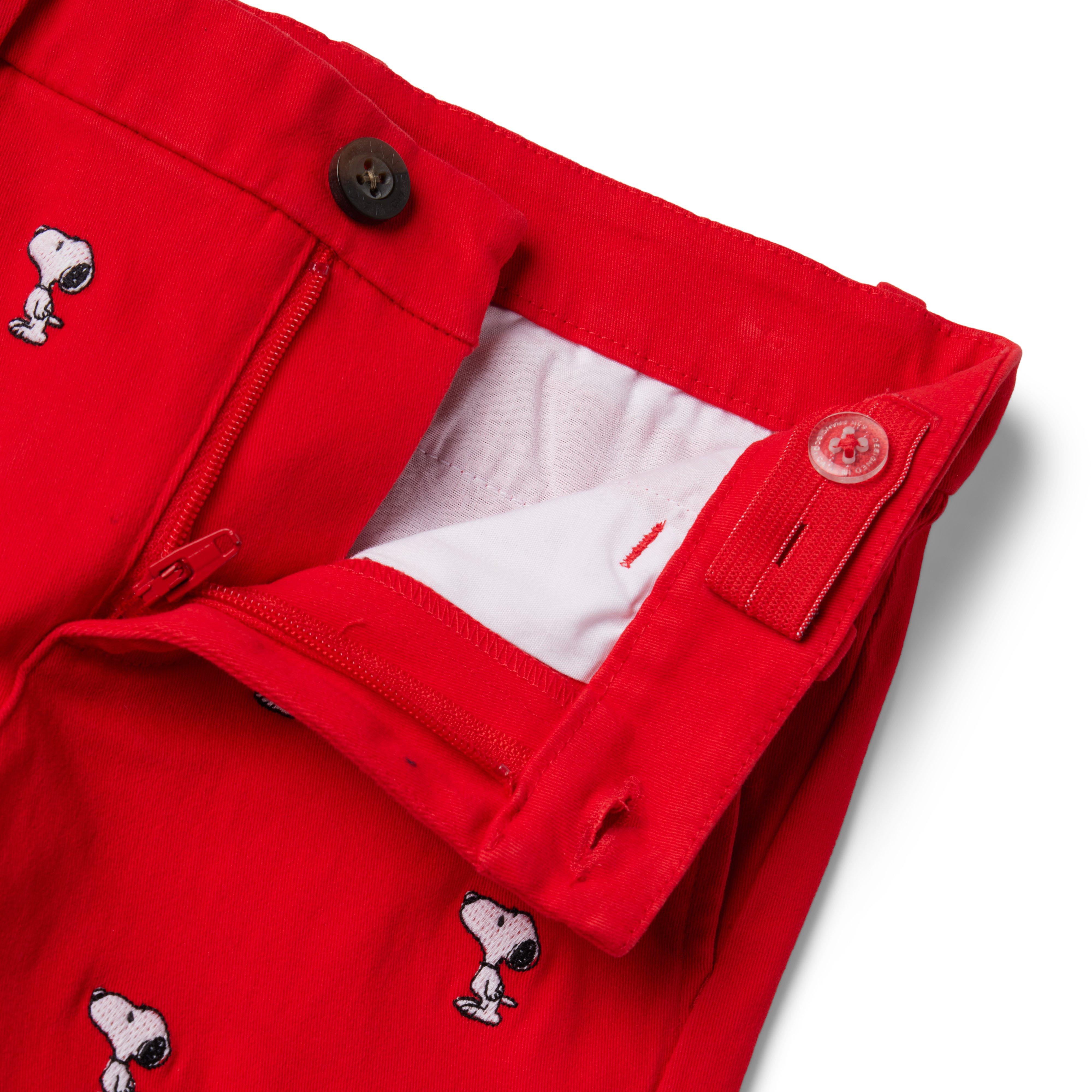 PEANUTS™ Snoopy Embroidered Twill Short image number 2