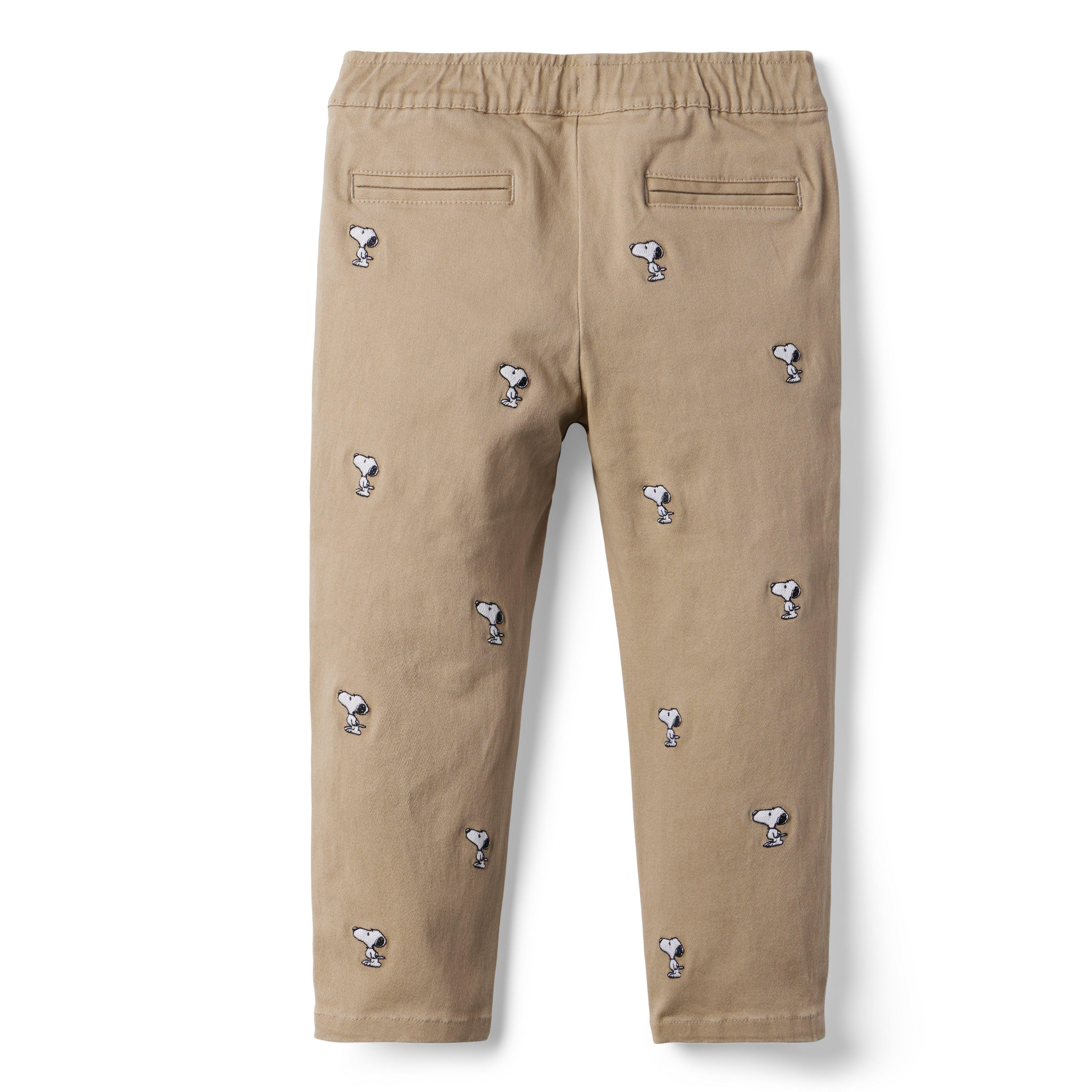 PEANUTS™ Snoopy Embroidered Twill Pant image number 1