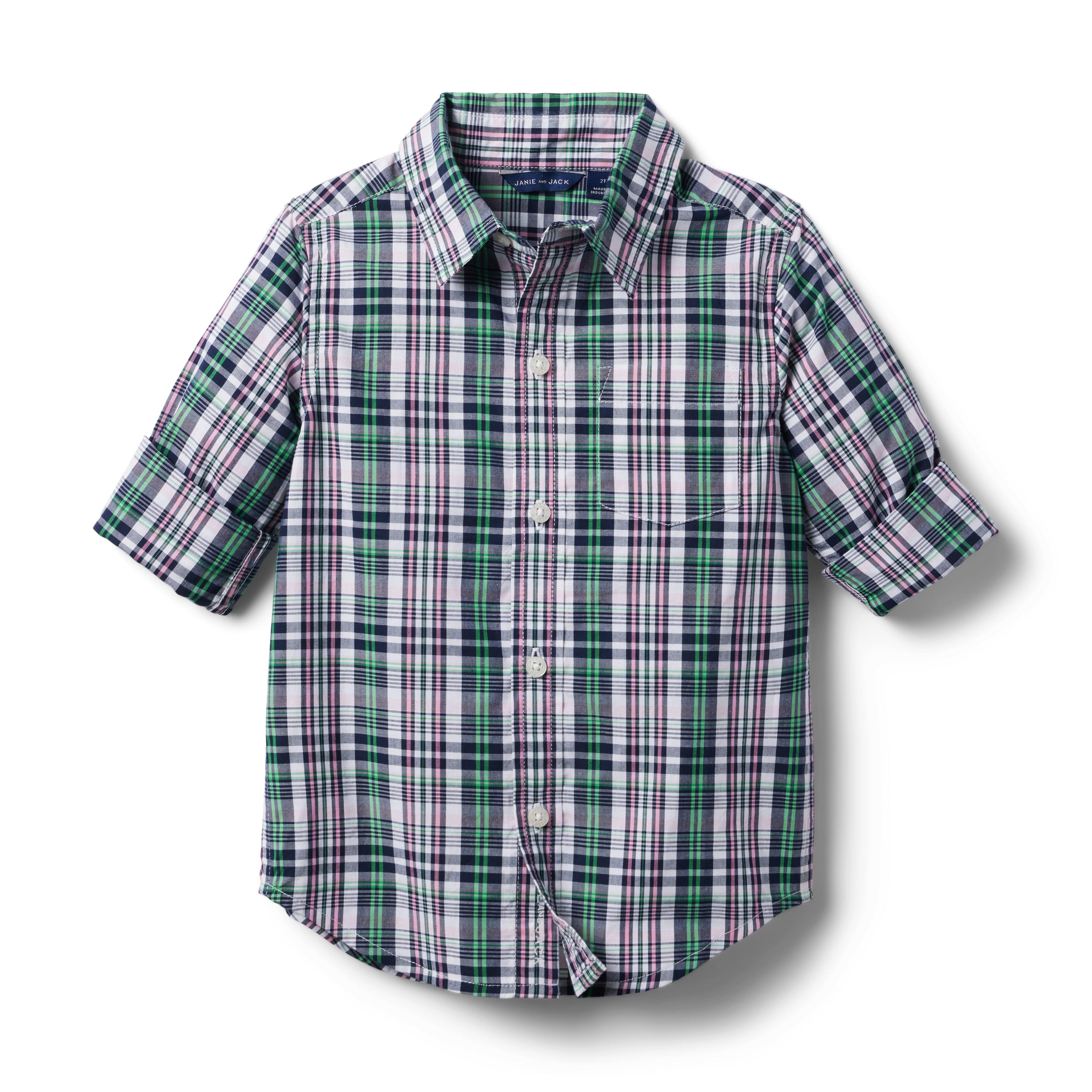 Plaid Poplin Shirt image number 2