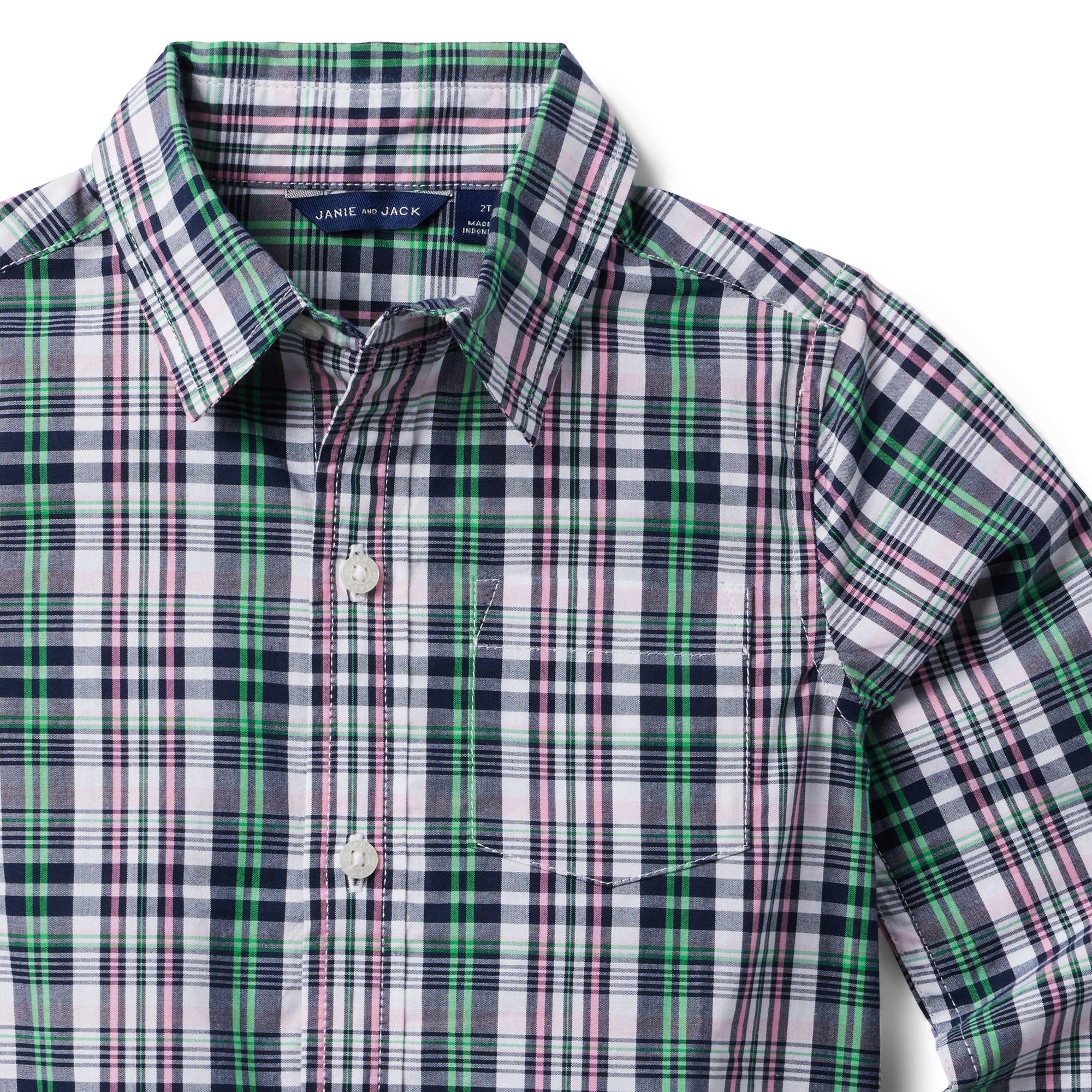 Plaid Poplin Shirt image number 3