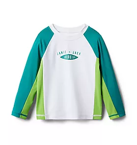 Colorblocked Recycled Rash Guard