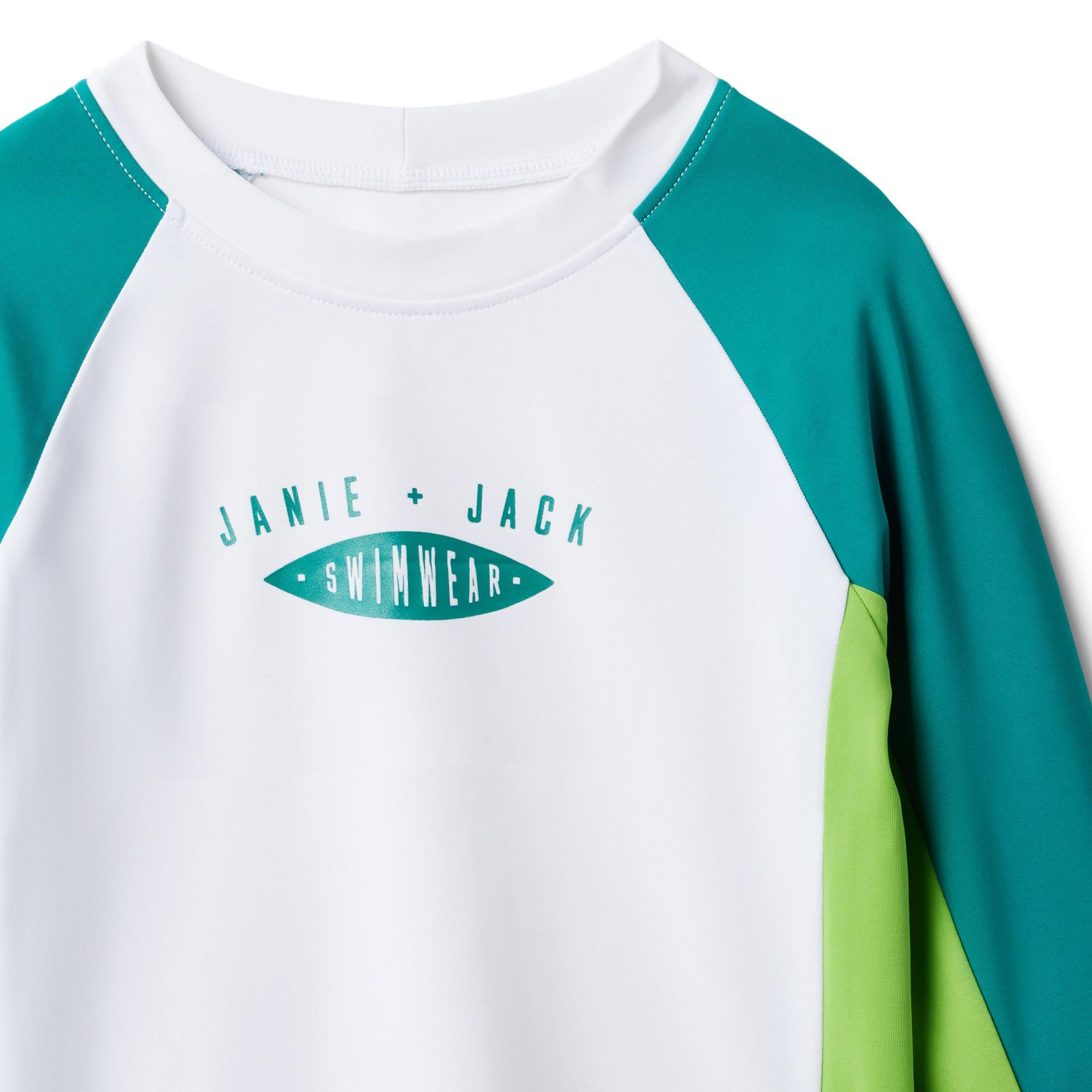 Recycled Colorblock Rash Guard image number 2