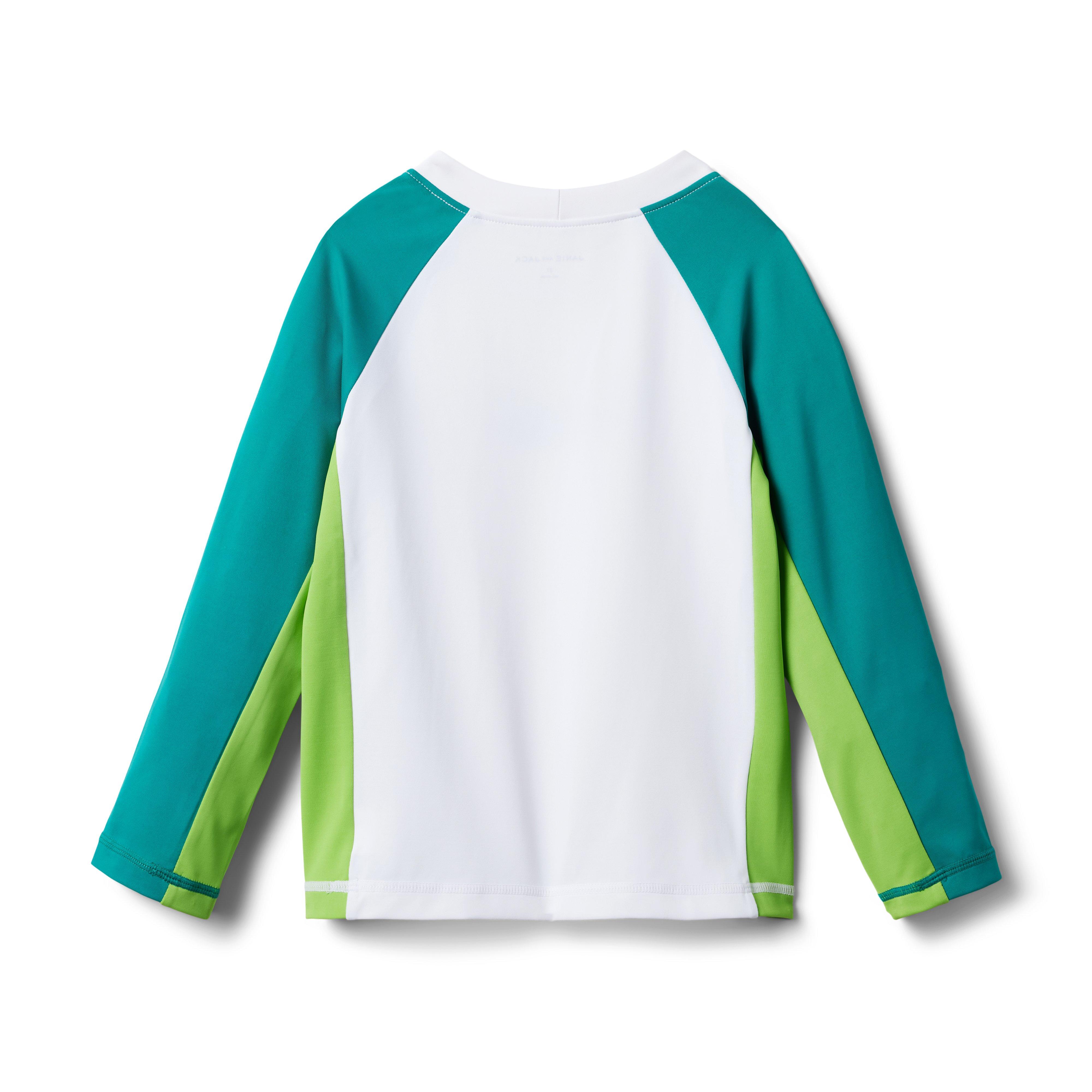 Recycled Colorblock Rash Guard image number 1