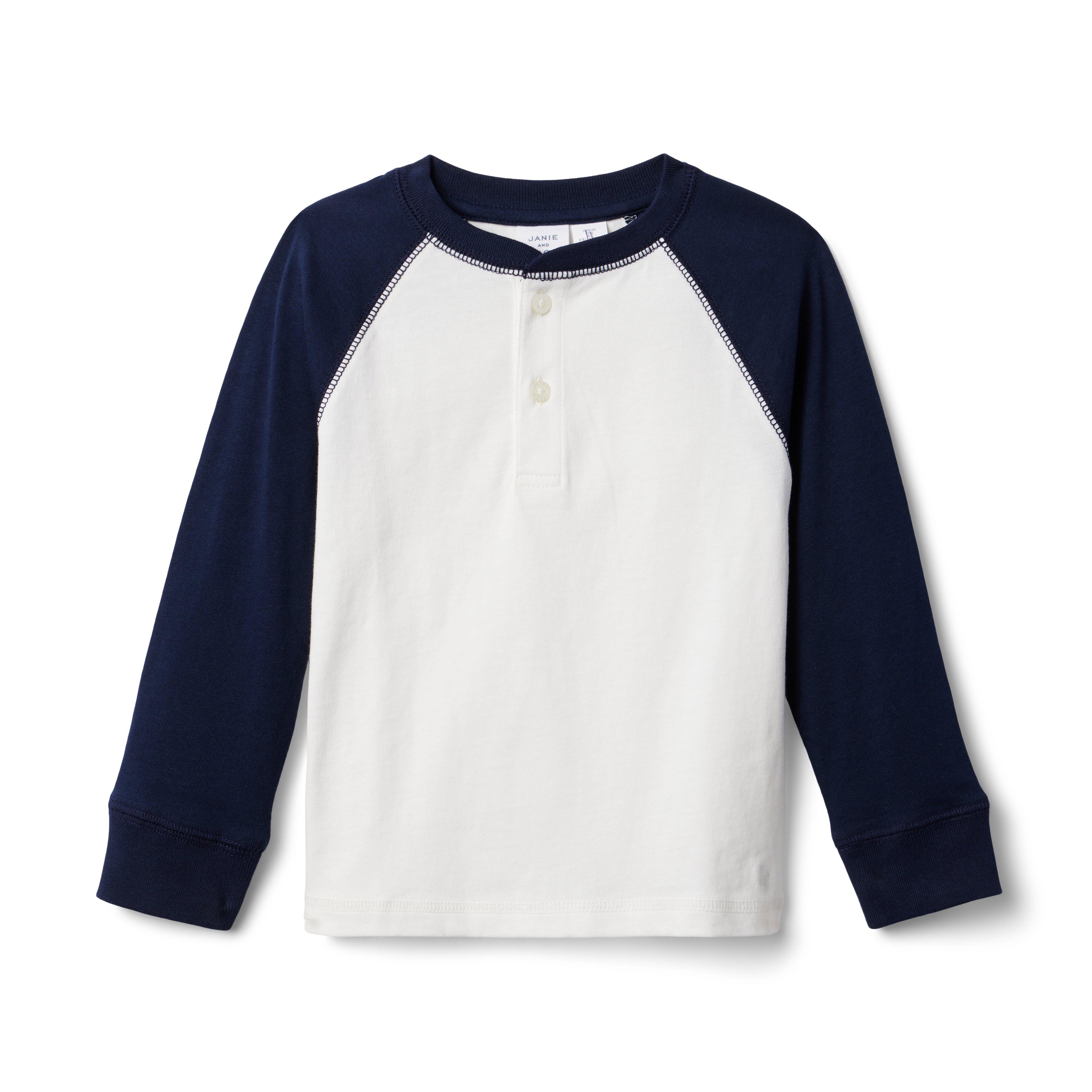henley baseball tee