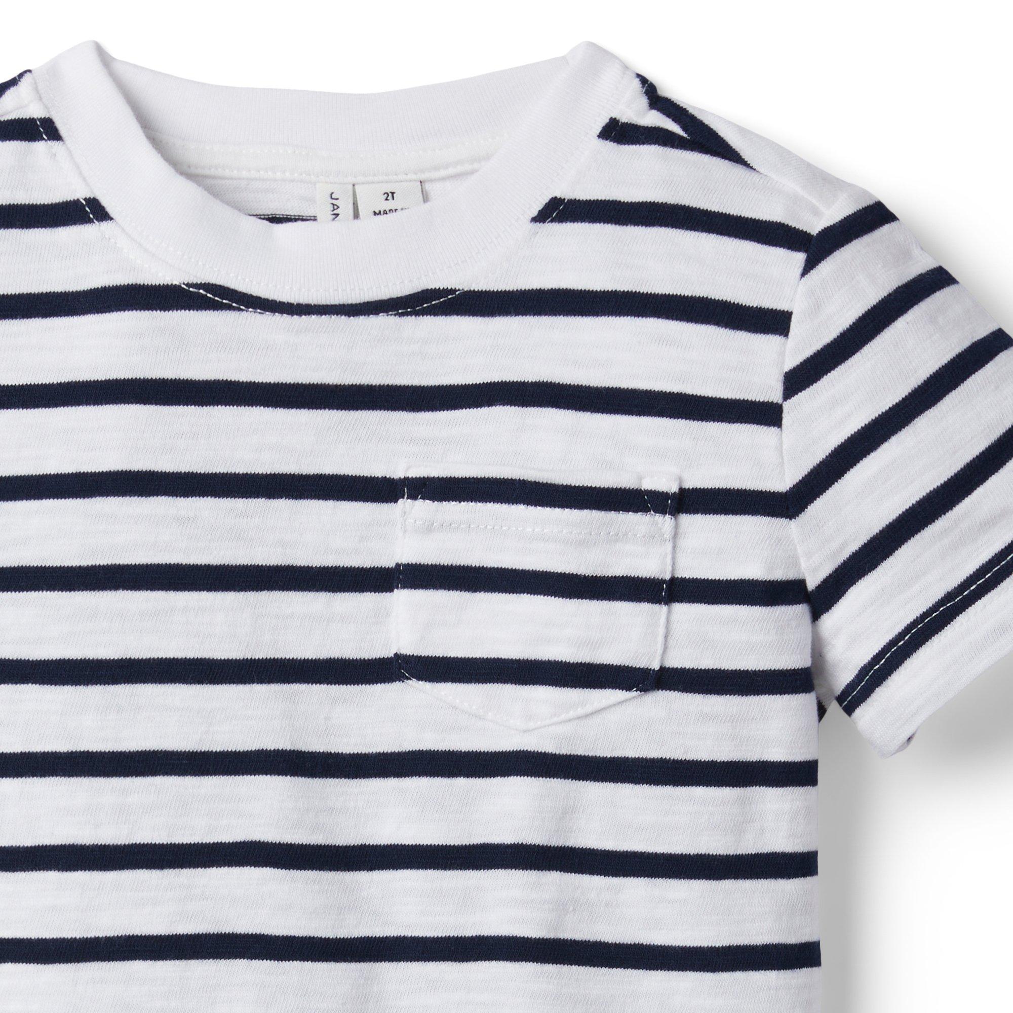 The Striped Slub Tee image number 1