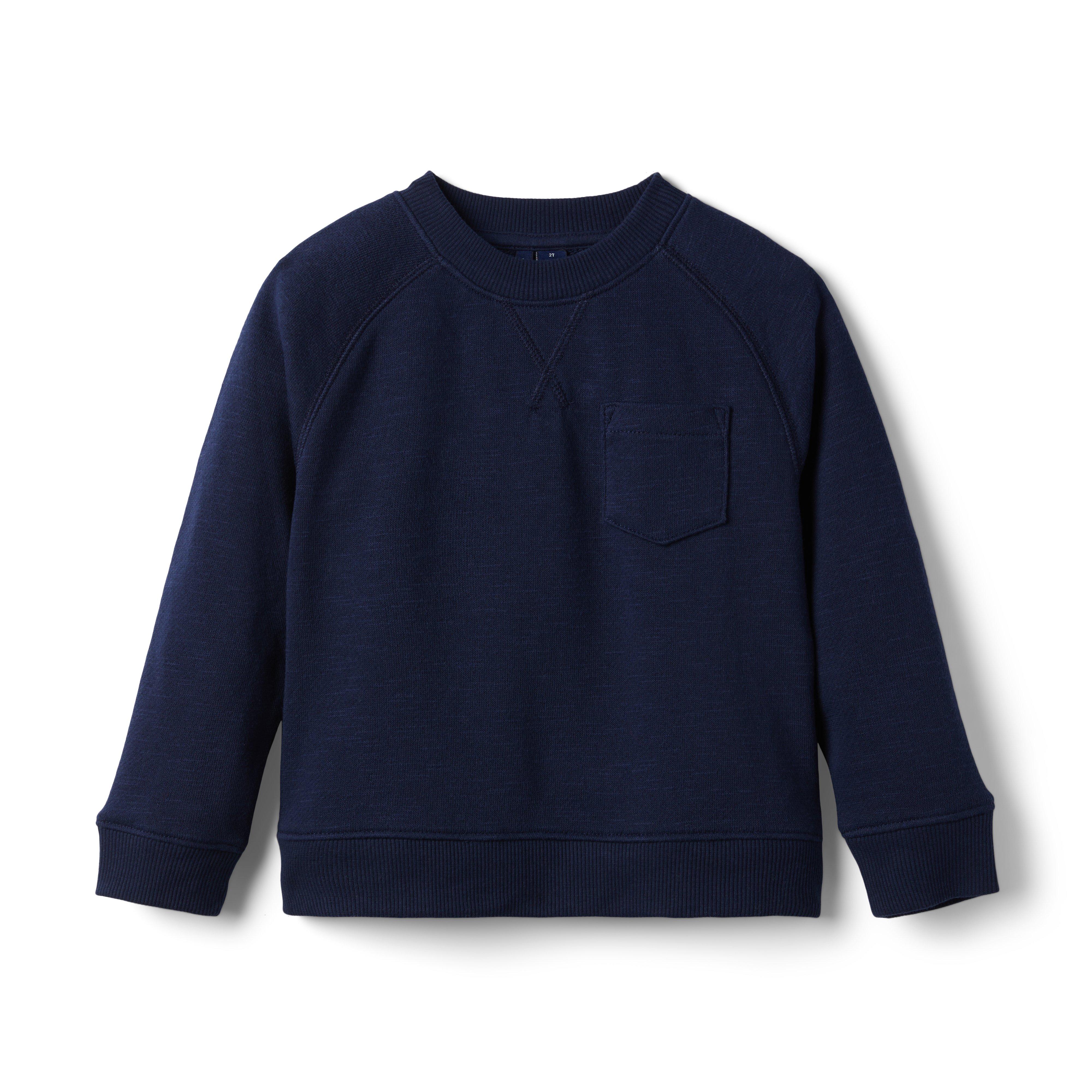 Janie and Jack Slub French Terry Sweatshirt