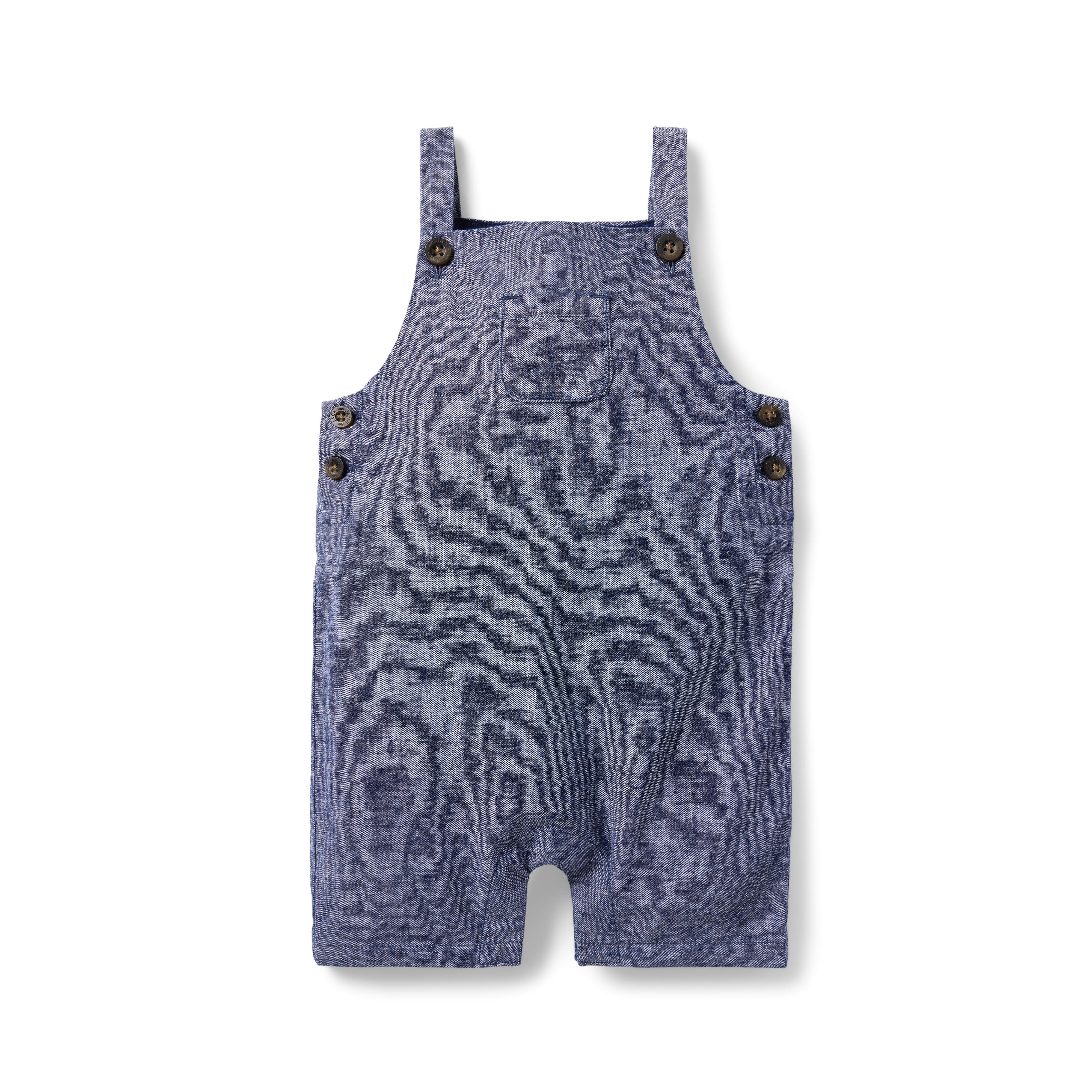 Baby Linen-Cotton Overall image number 0