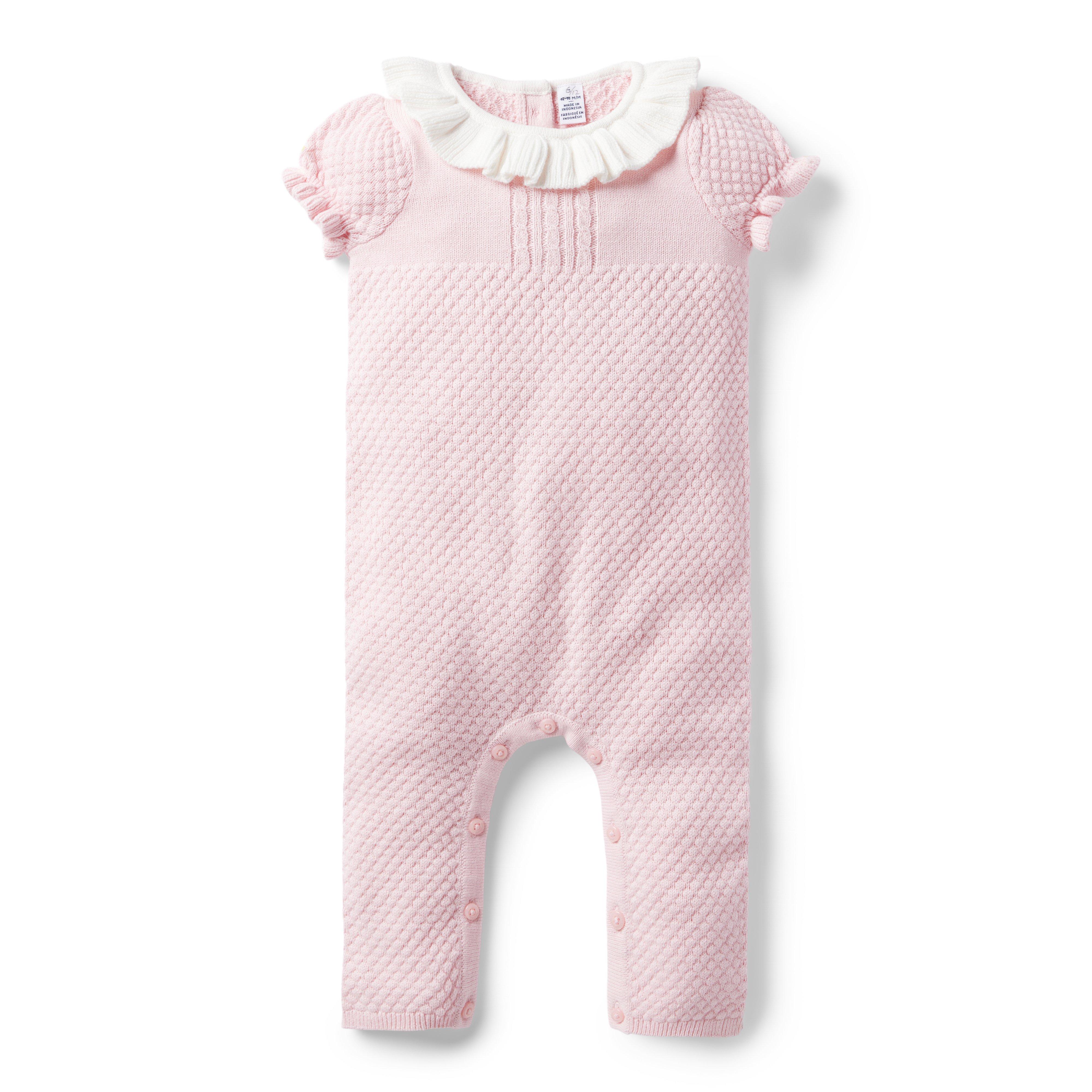 Baby Ruffle Collar Sweater One-Piece image number 0