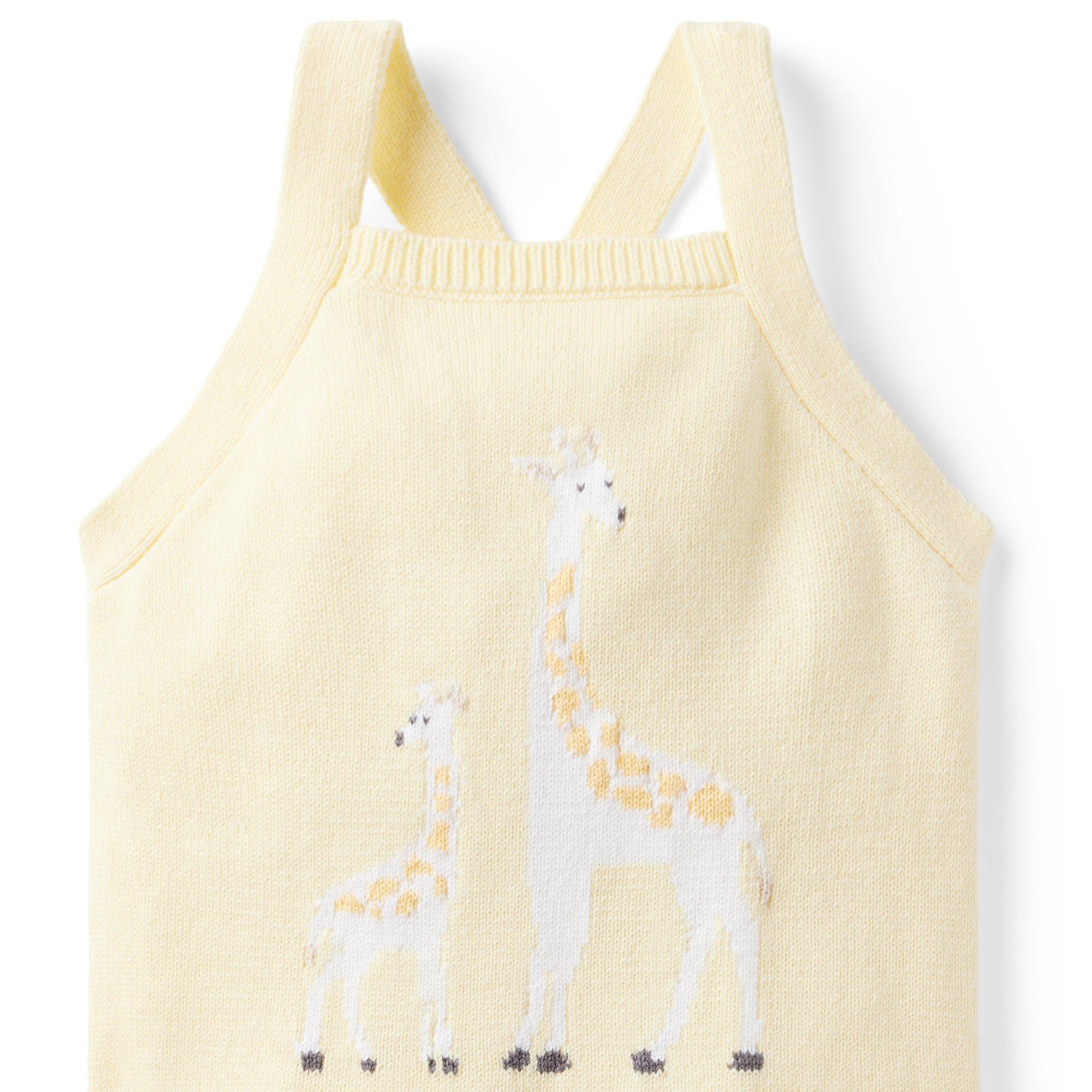 Baby Giraffe Sweater Romper image number 2