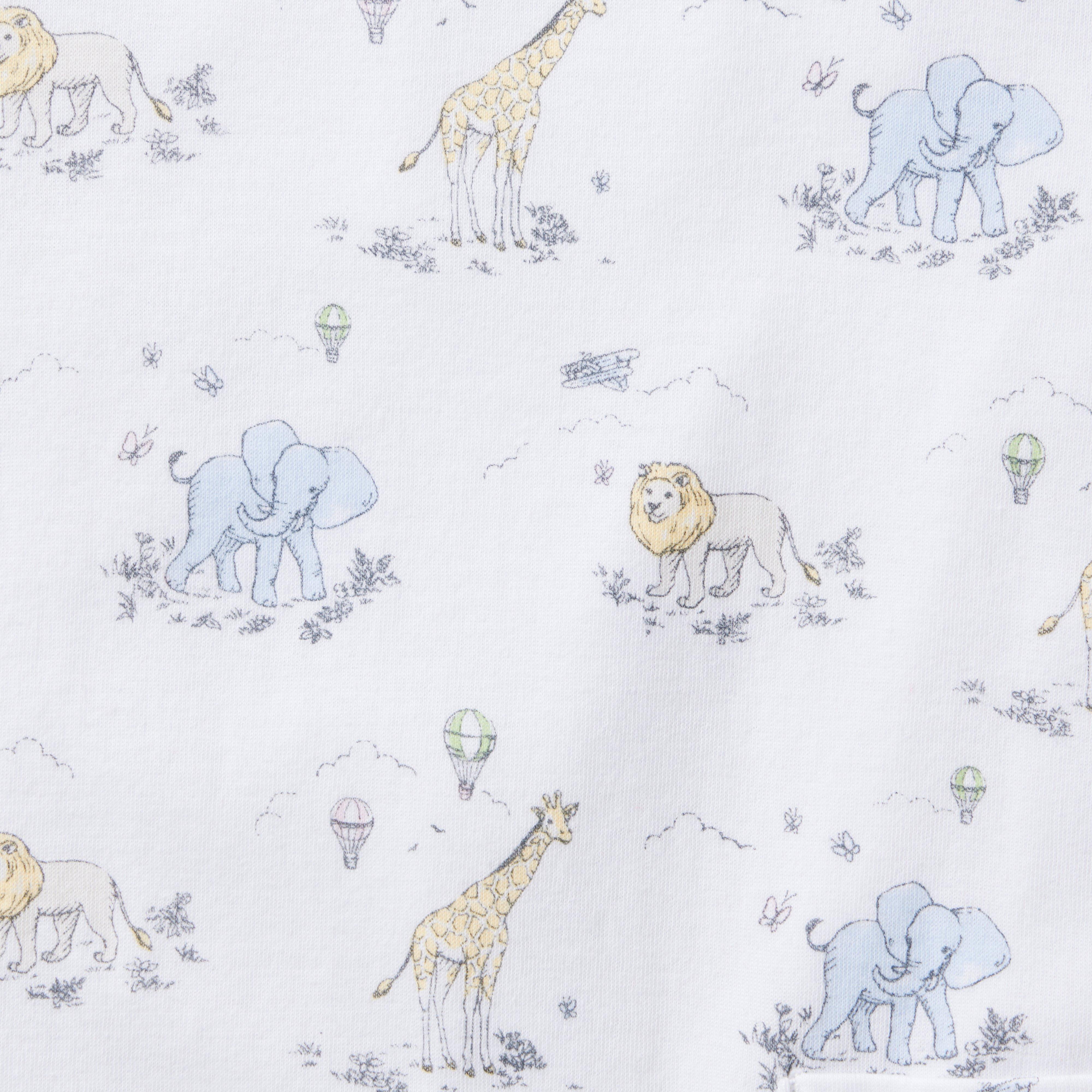 Baby Safari Toile Wrap One-Piece image number 2