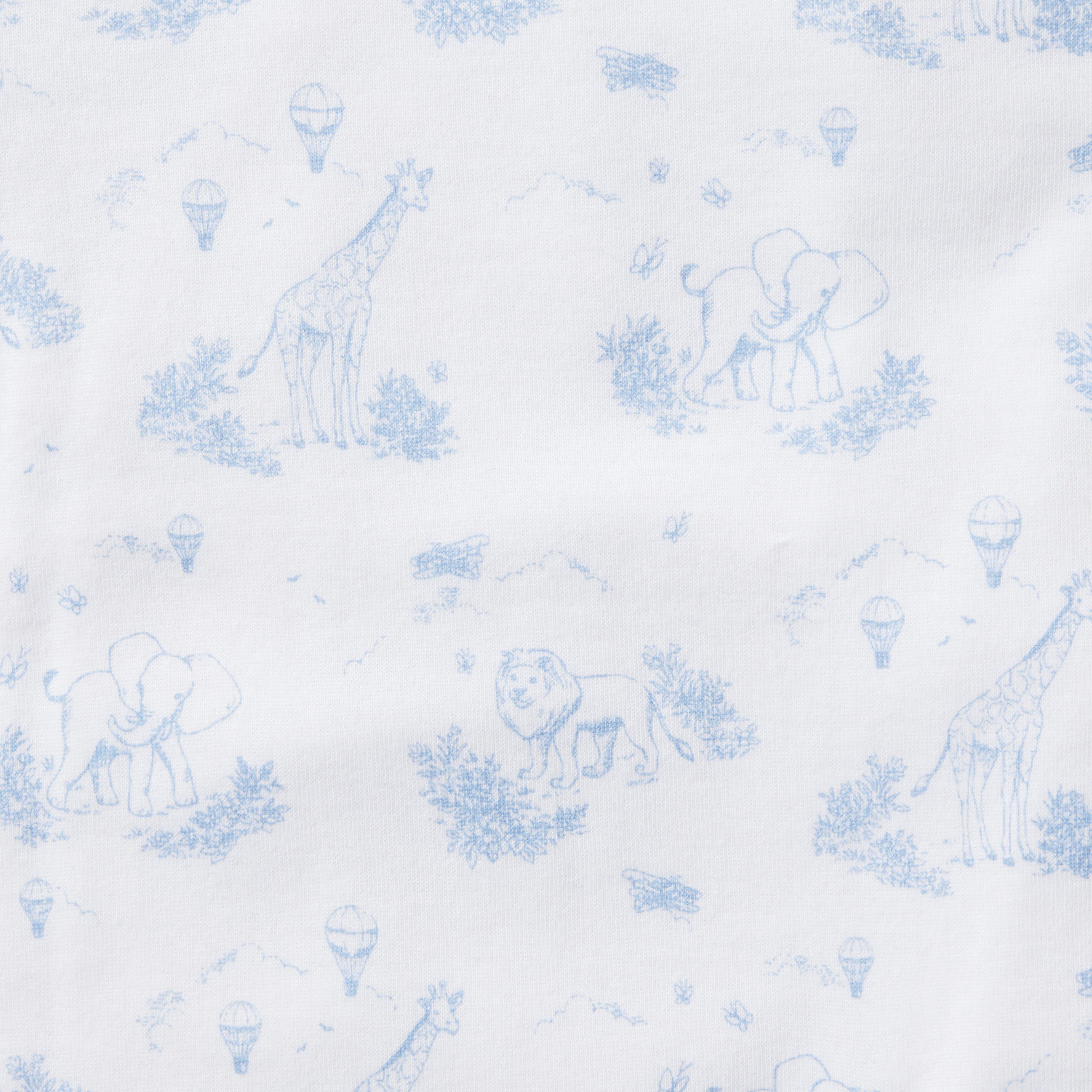 Baby Safari Toile Wrap One-Piece image number 2