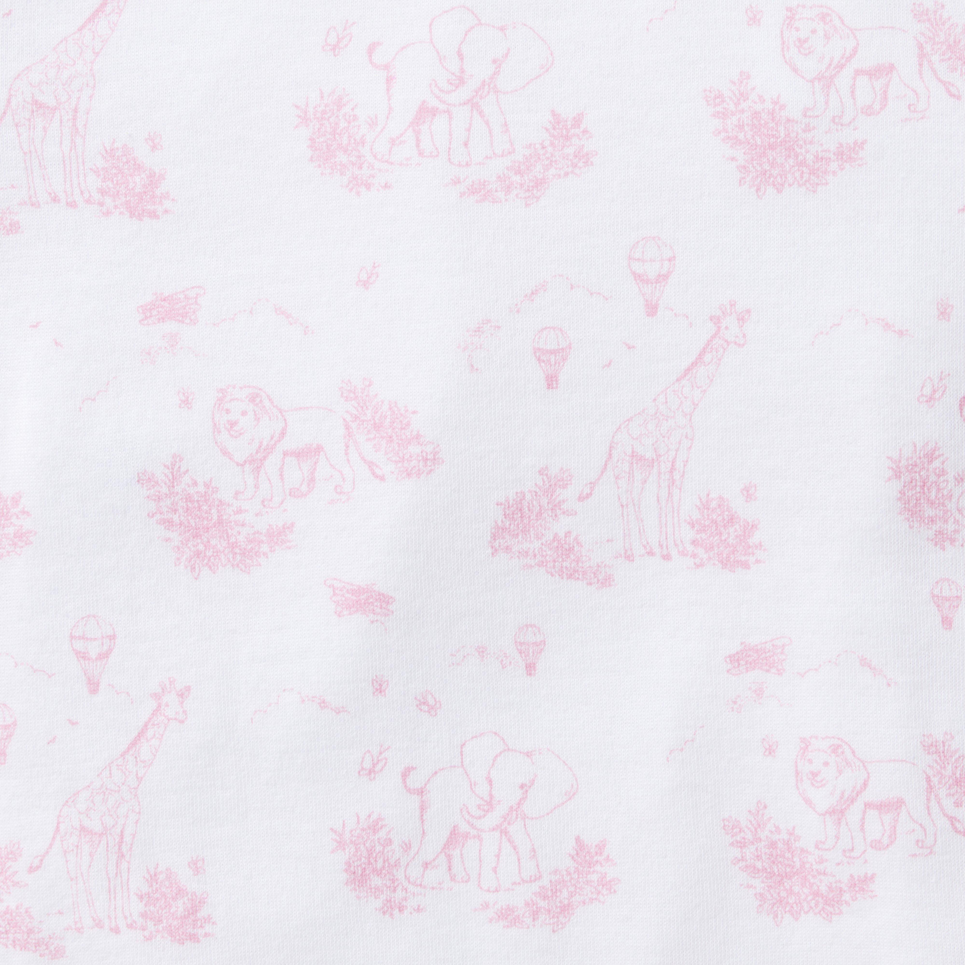 Baby Safari Toile Wrap One-Piece image number 2