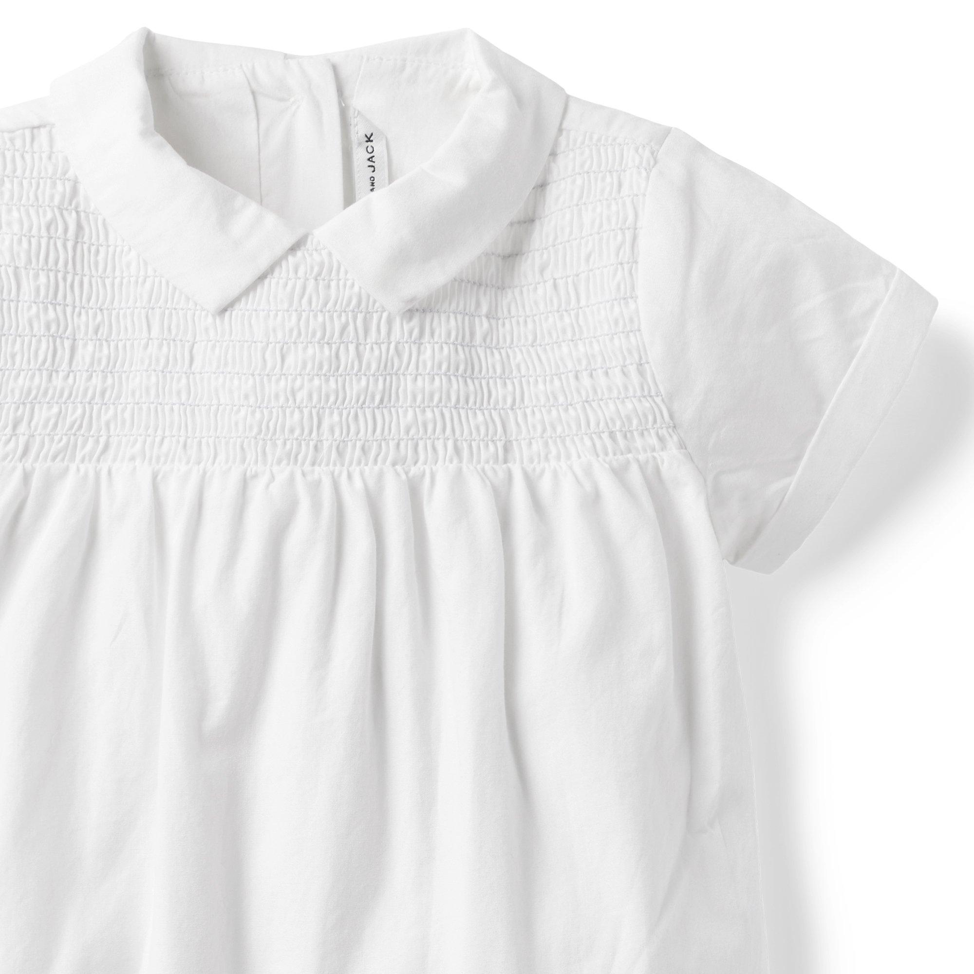 Baby Smocked Poplin Romper image number 2