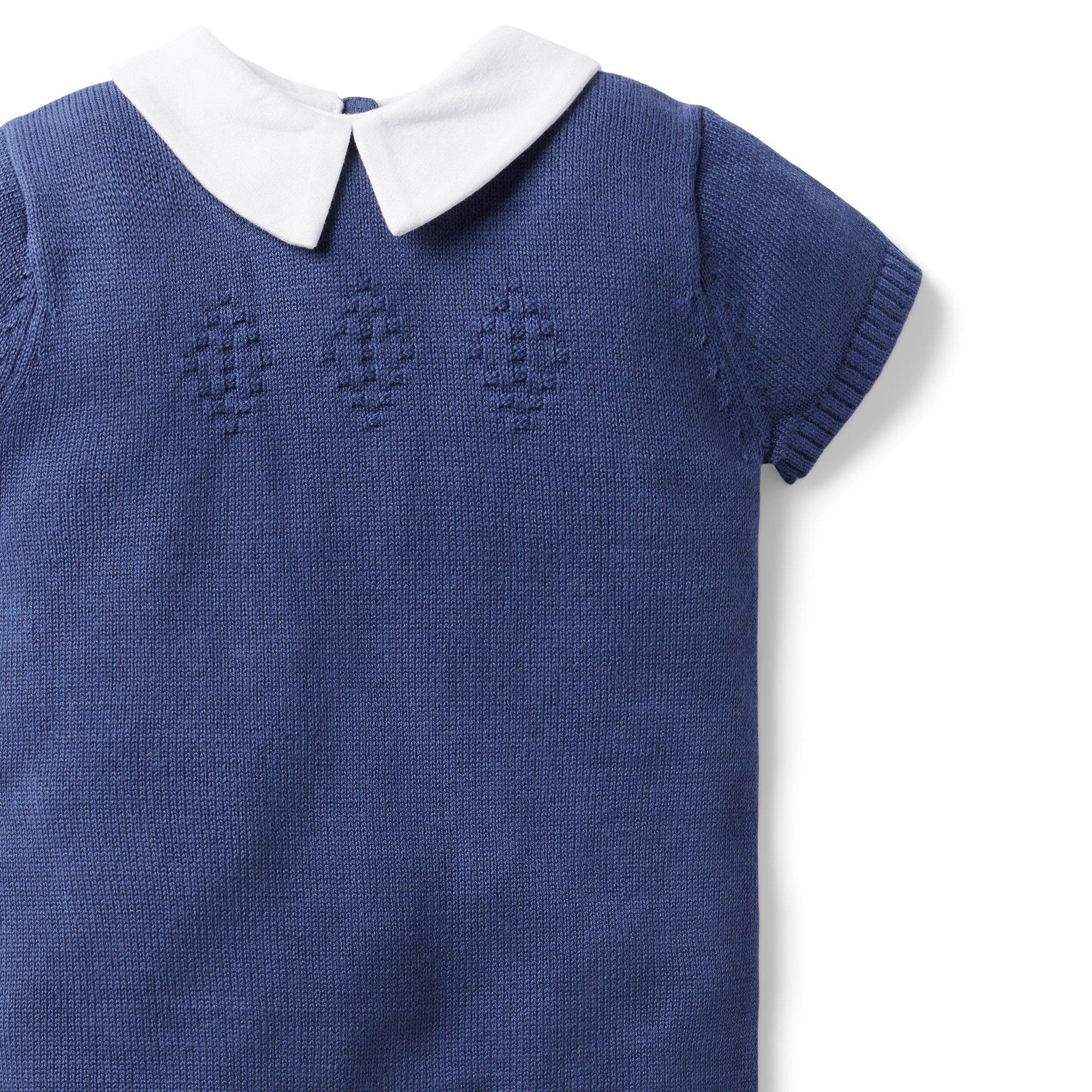 Baby Collared Sweater One-Piece  image number 2