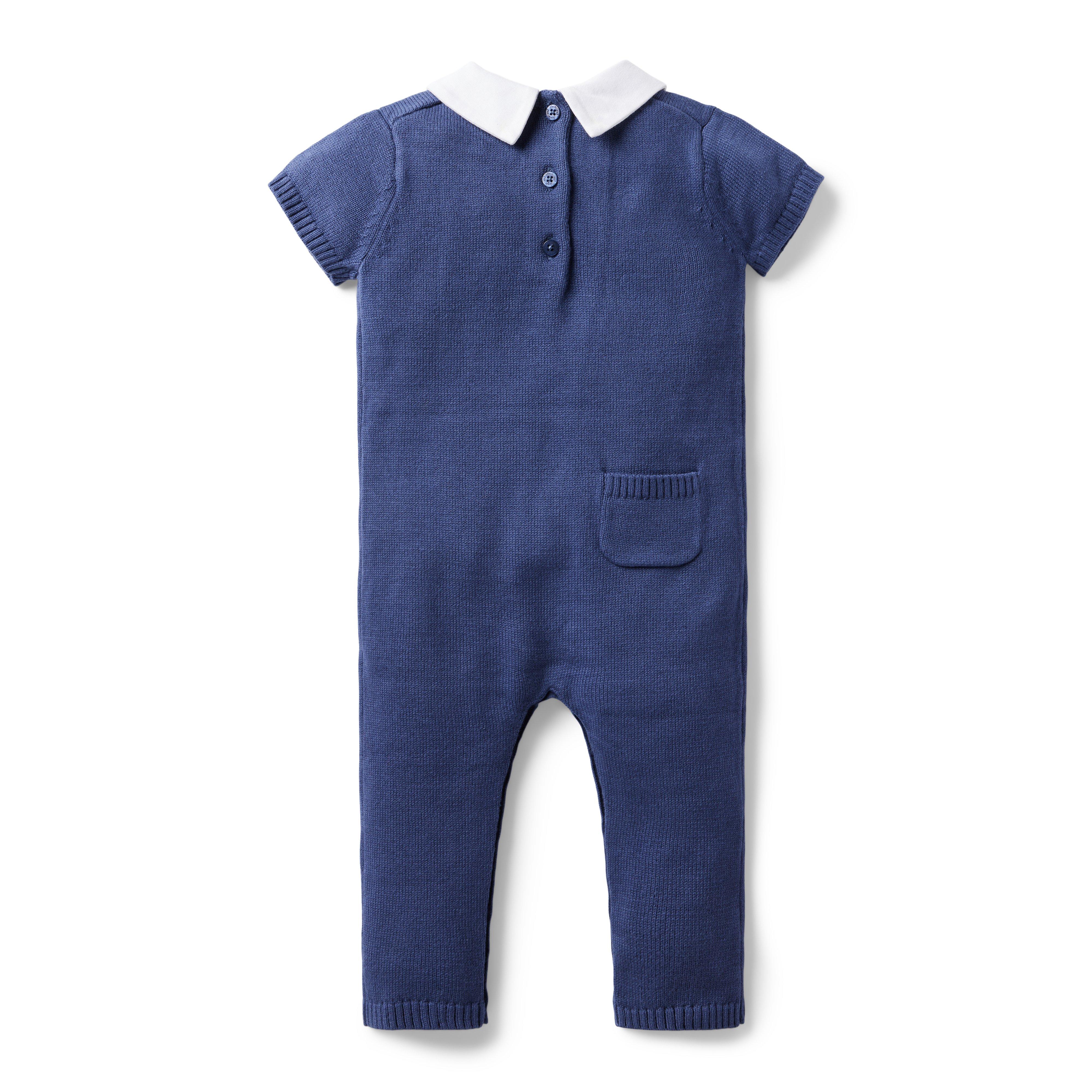 Baby Collared Sweater One-Piece  image number 1