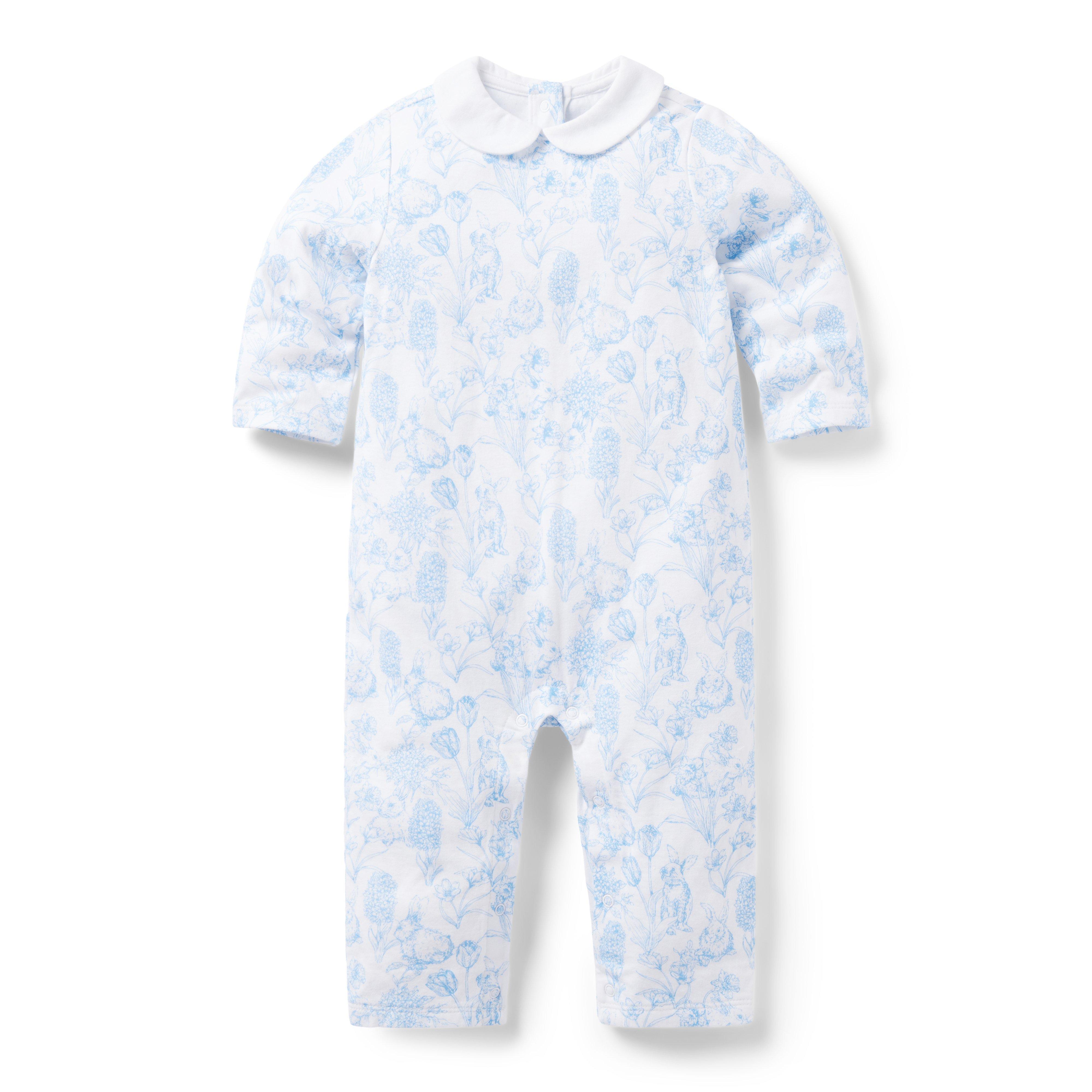 Baby Bunny Toile One-Piece