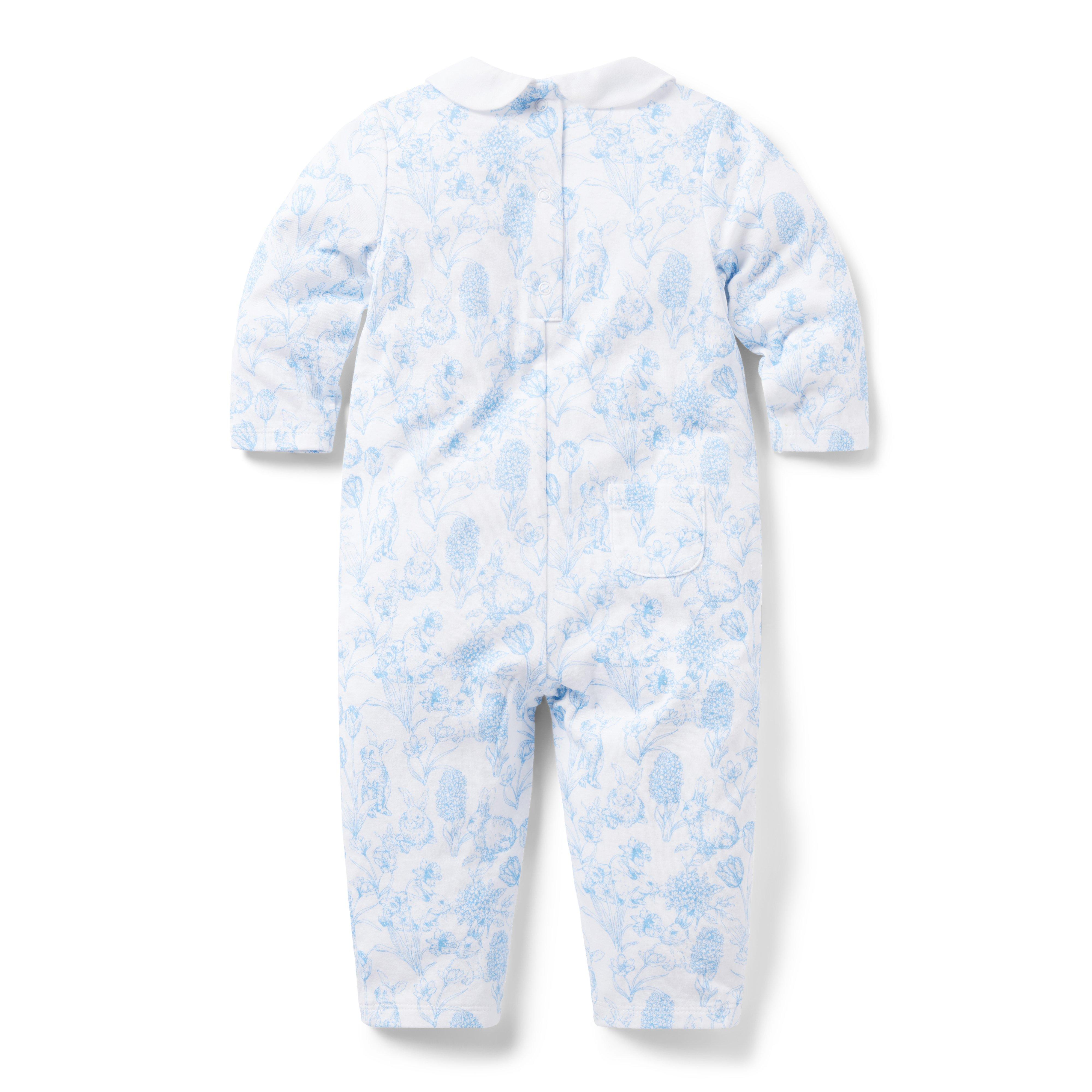 Baby Bunny Toile One-Piece image number 1