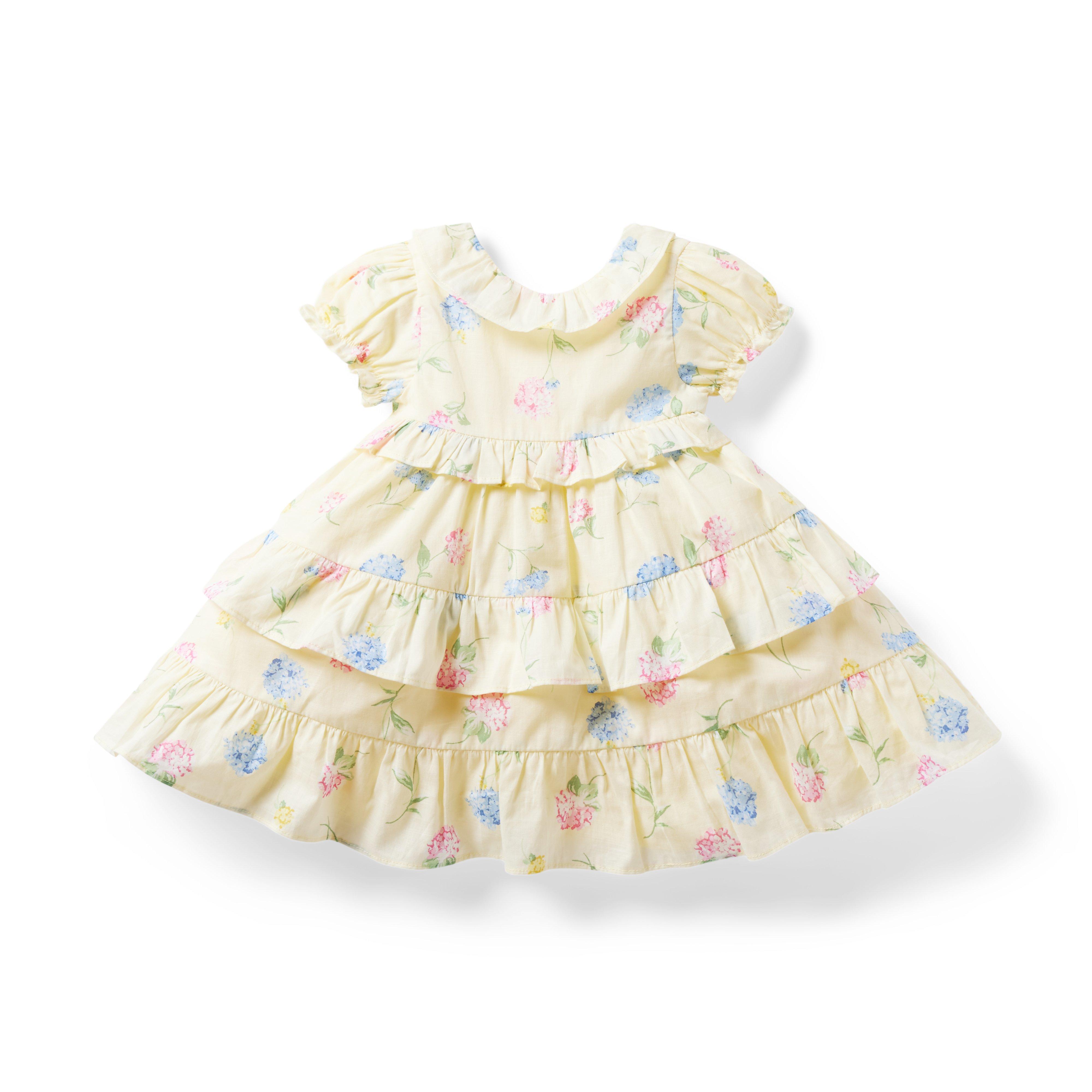 Baby Floral Tiered Ruffle Dress image number 0