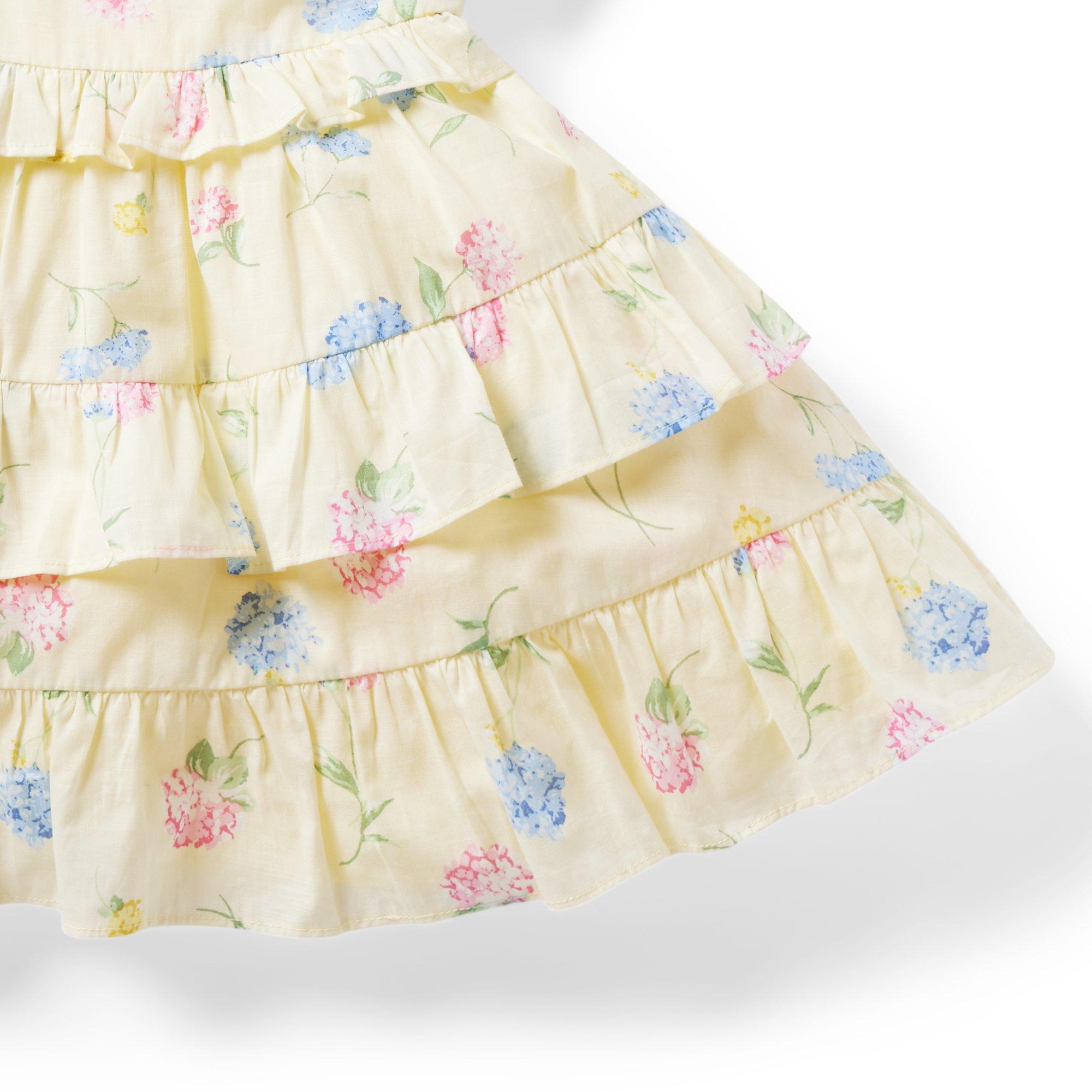 Baby Floral Tiered Ruffle Dress image number 6