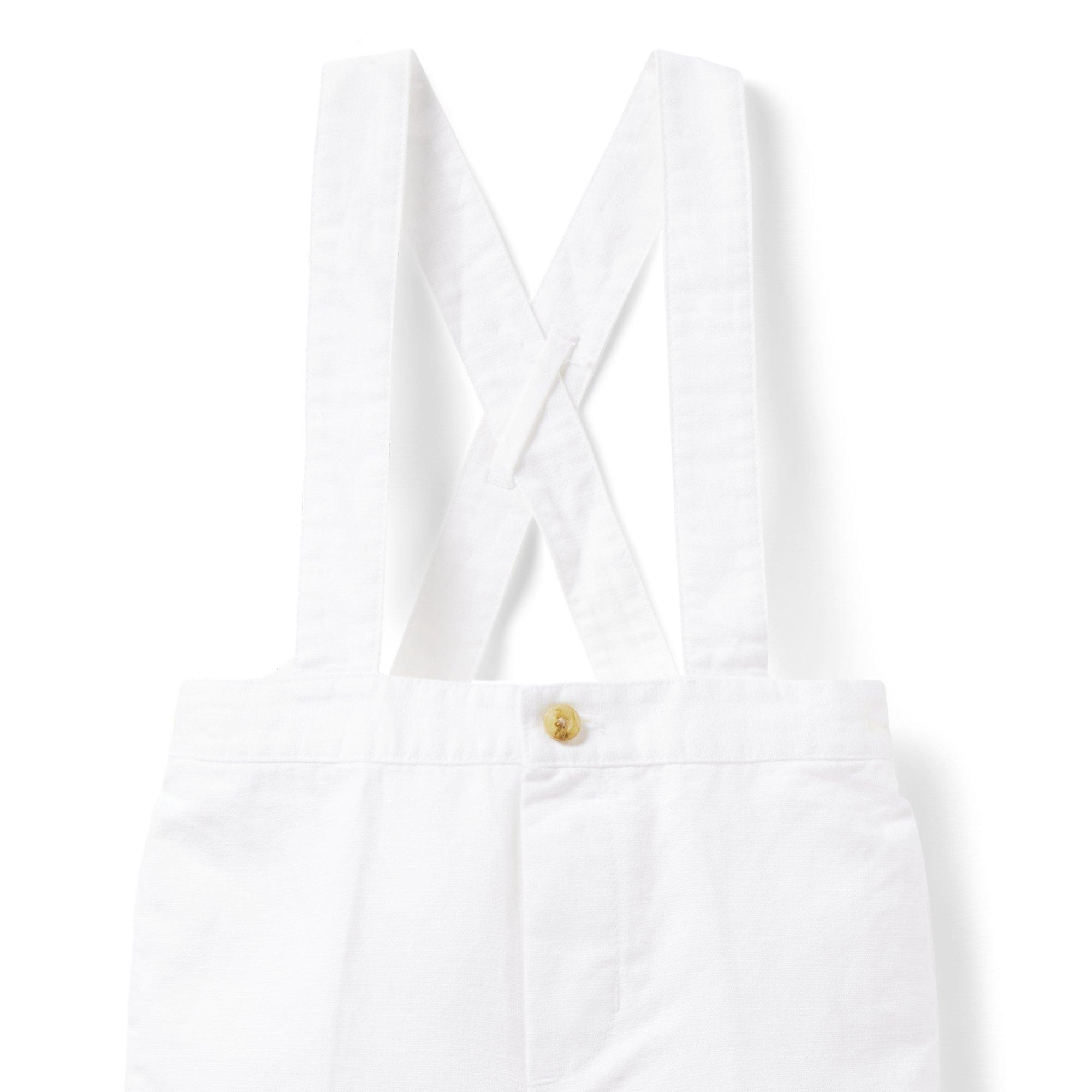 Baby Linen-Cotton Suspender Pant image number 2