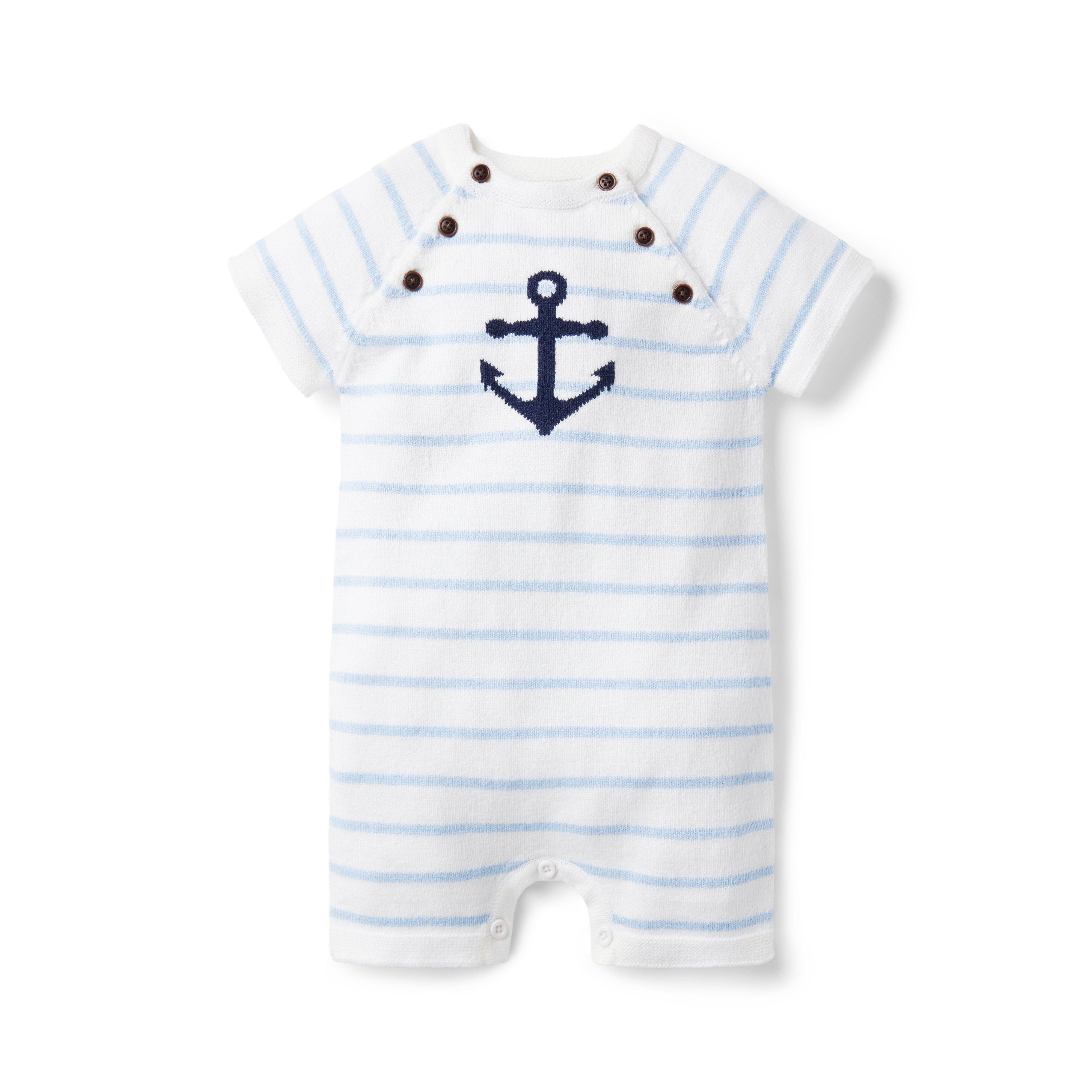 Baby Anchor Sweater Romper