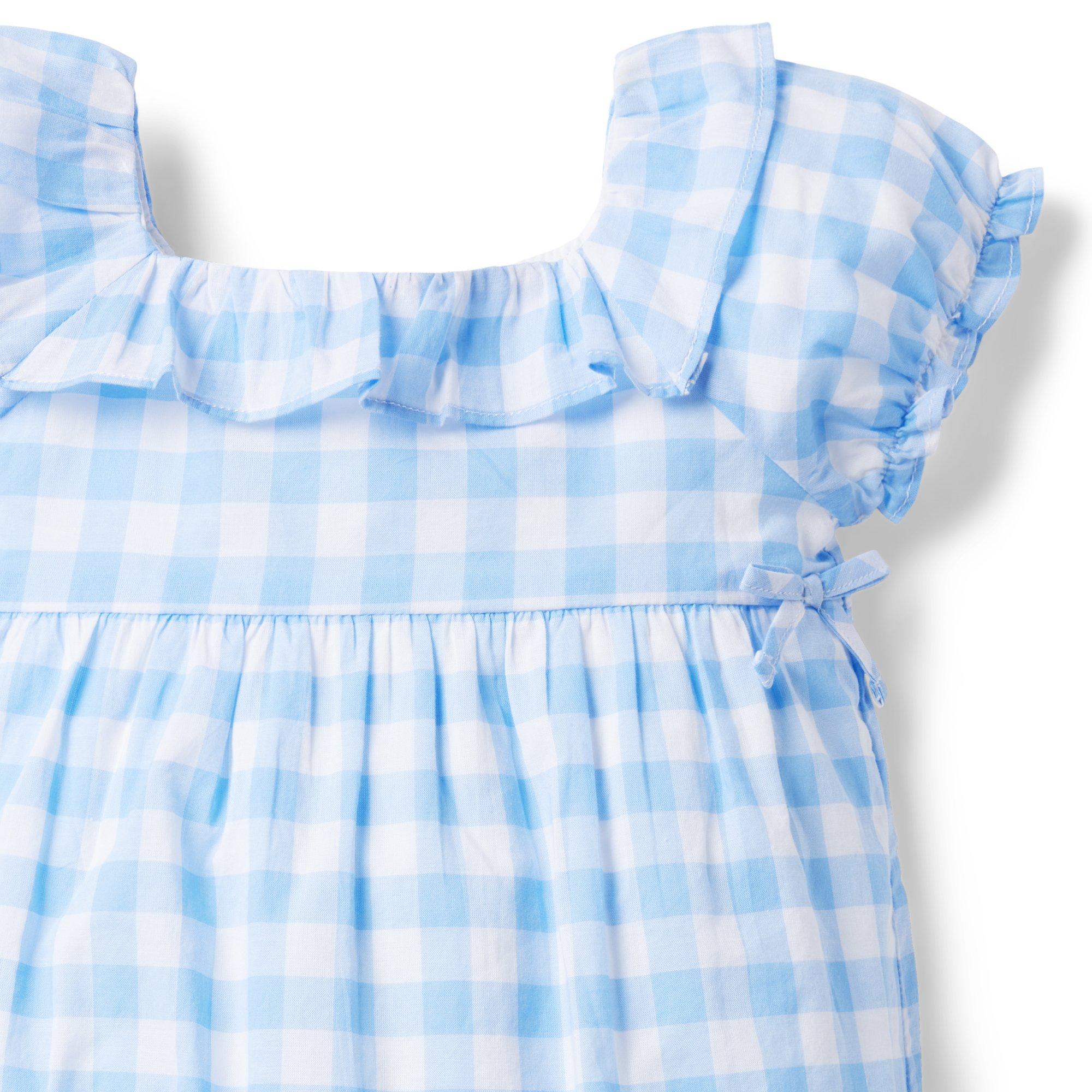 Baby Gingham Ruffle Romper image number 2